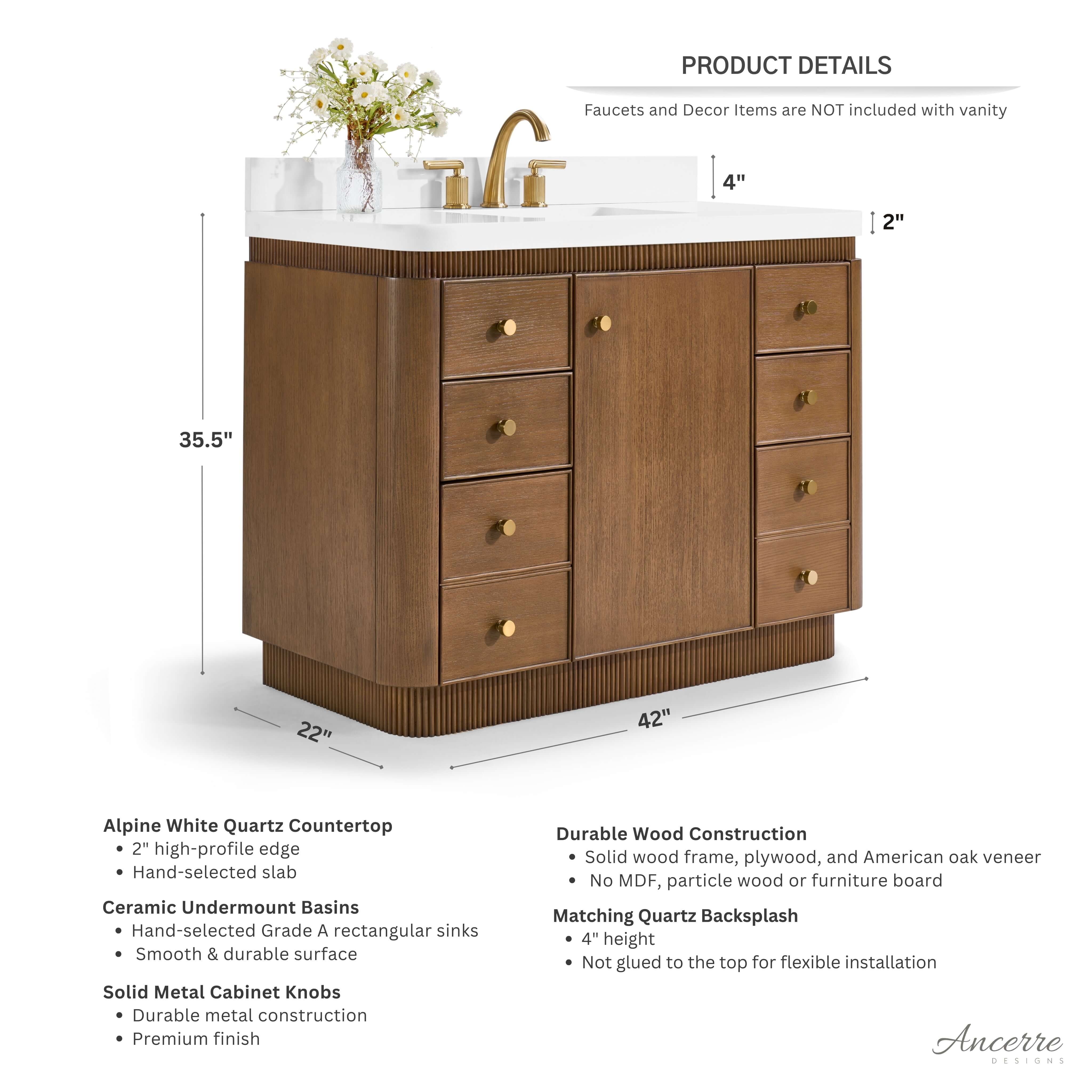 Aston Bathroom Vanity Collection - Image 27