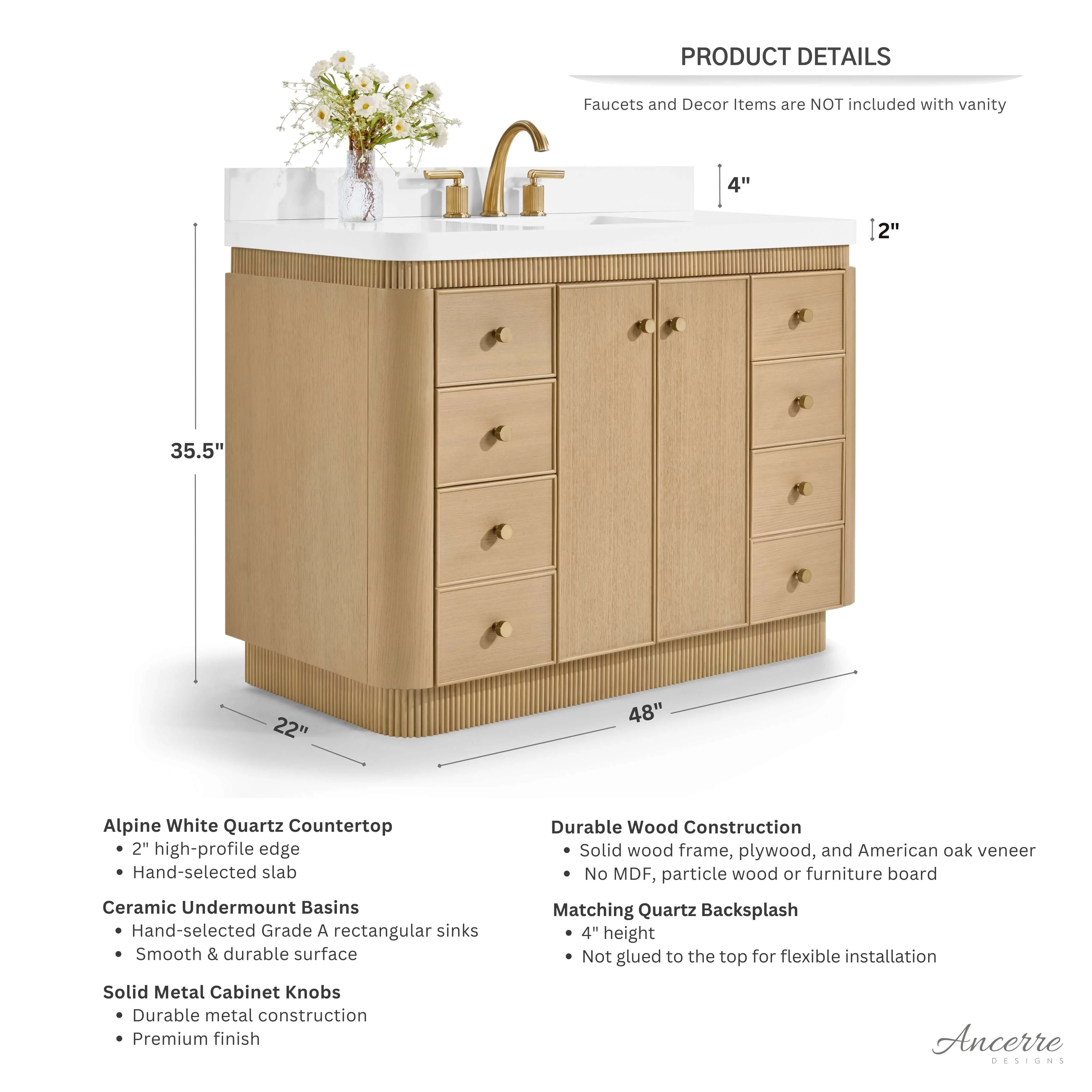 Aston Bathroom Vanity Collection - Image 34