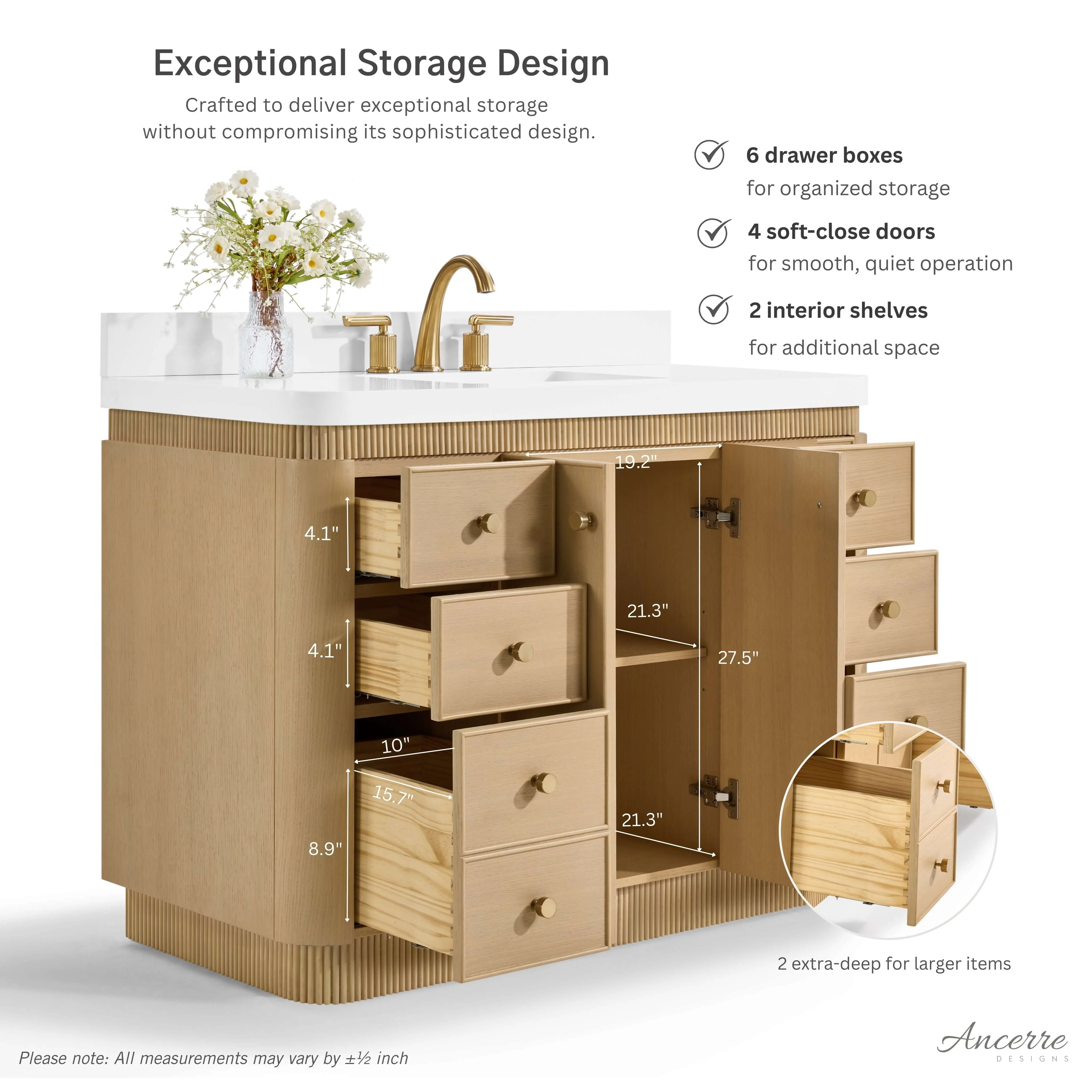 Aston Bathroom Vanity Collection - Image 35