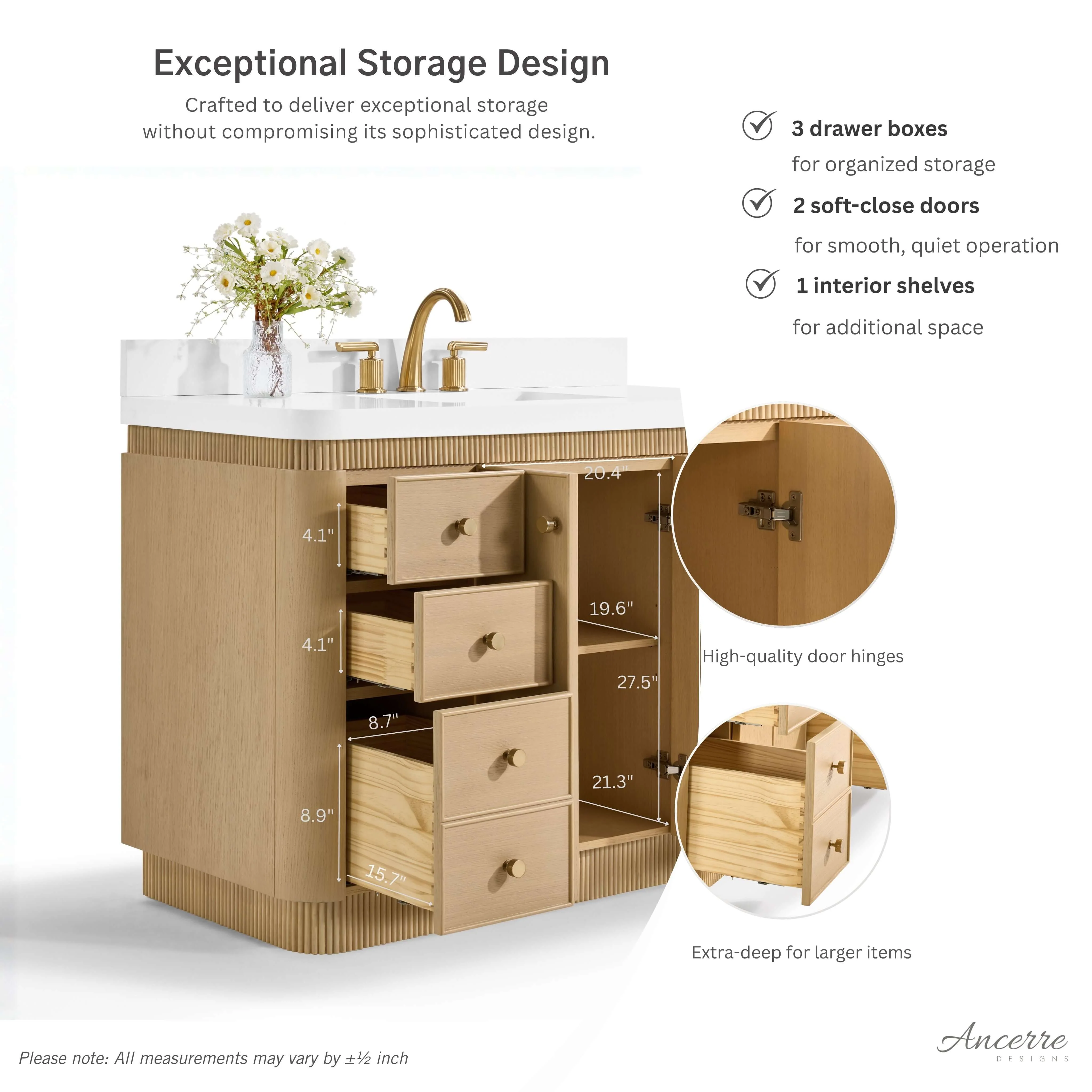 Aston Bathroom Vanity Collection - Image 4
