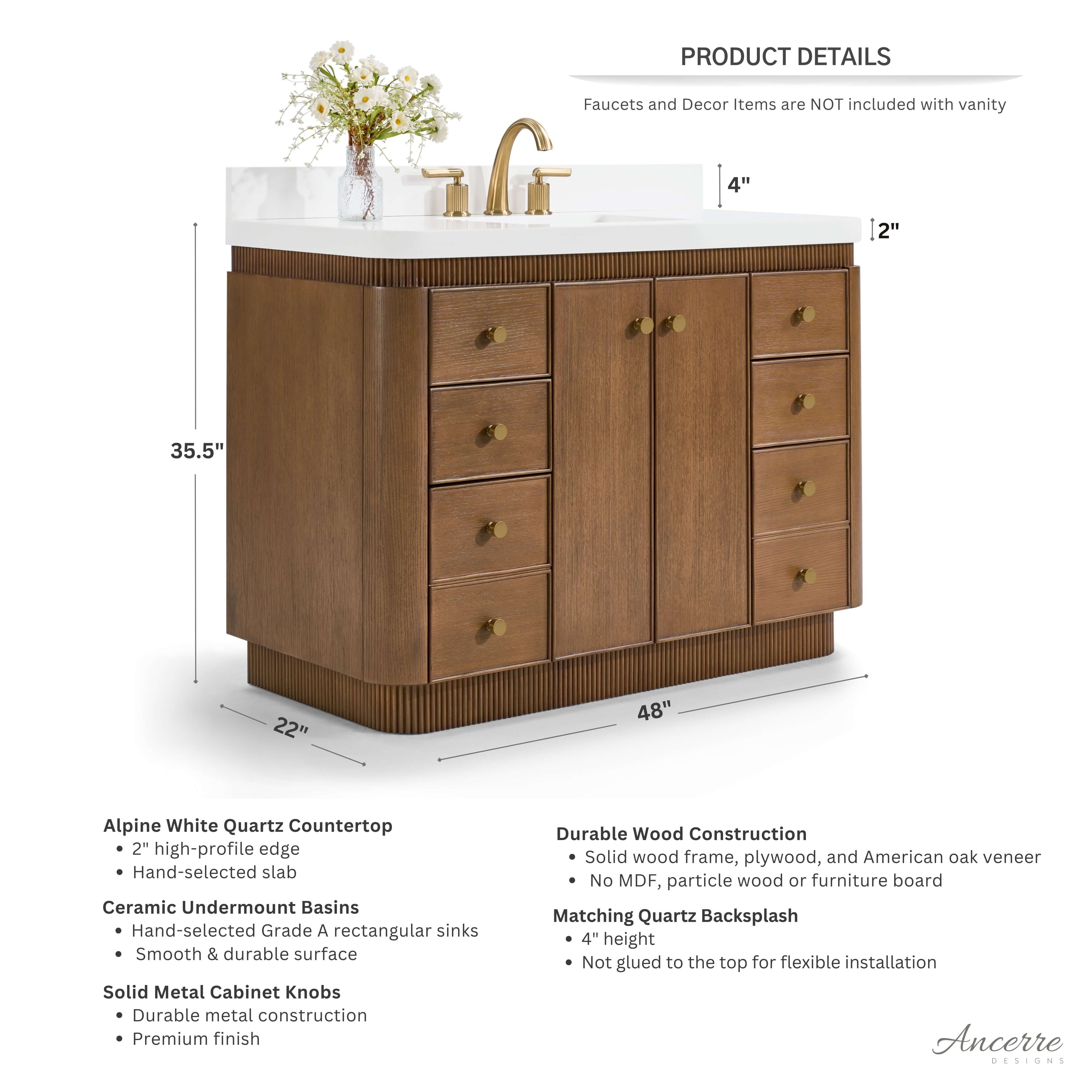 Aston Bathroom Vanity Collection - Image 44