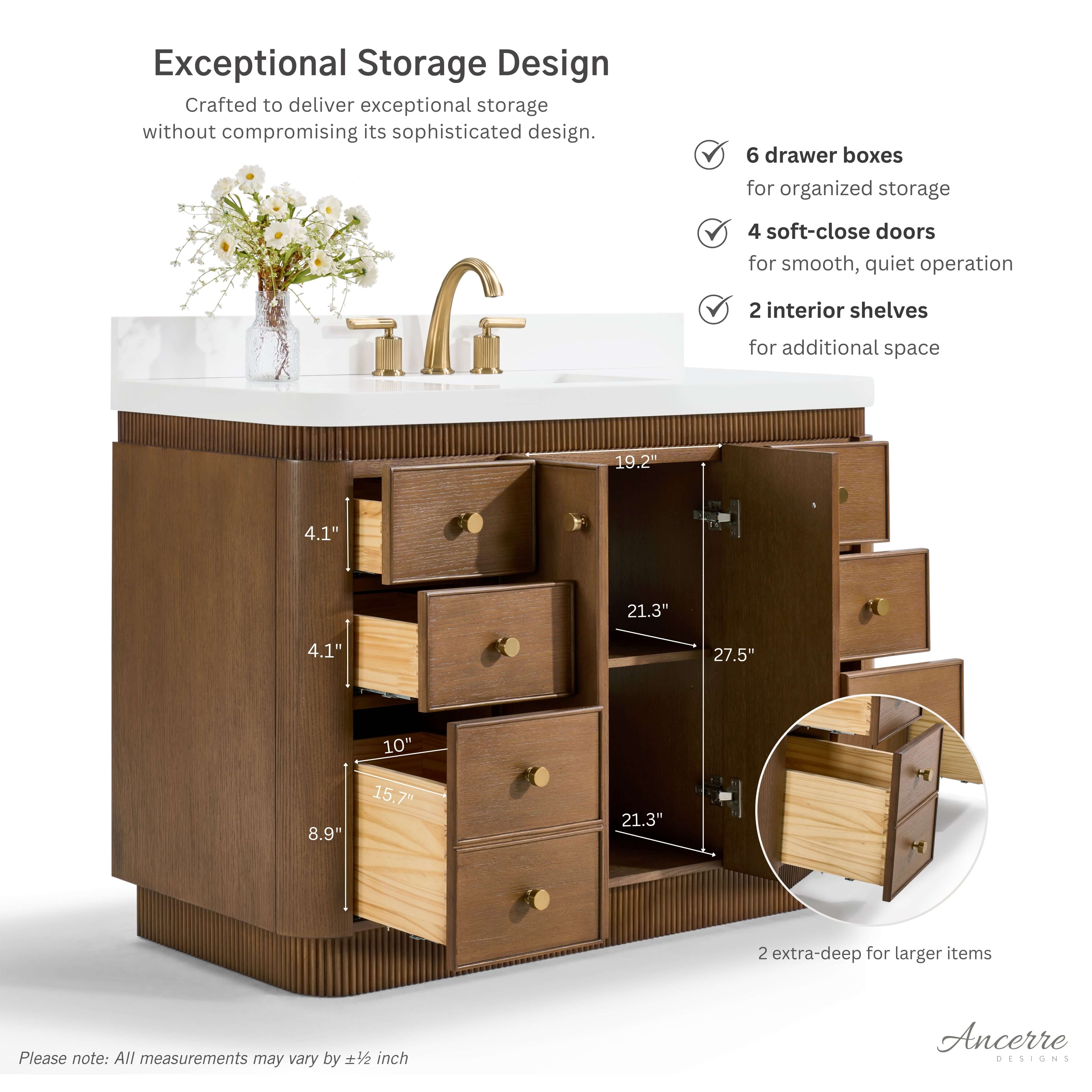 Aston Bathroom Vanity Collection - Image 46