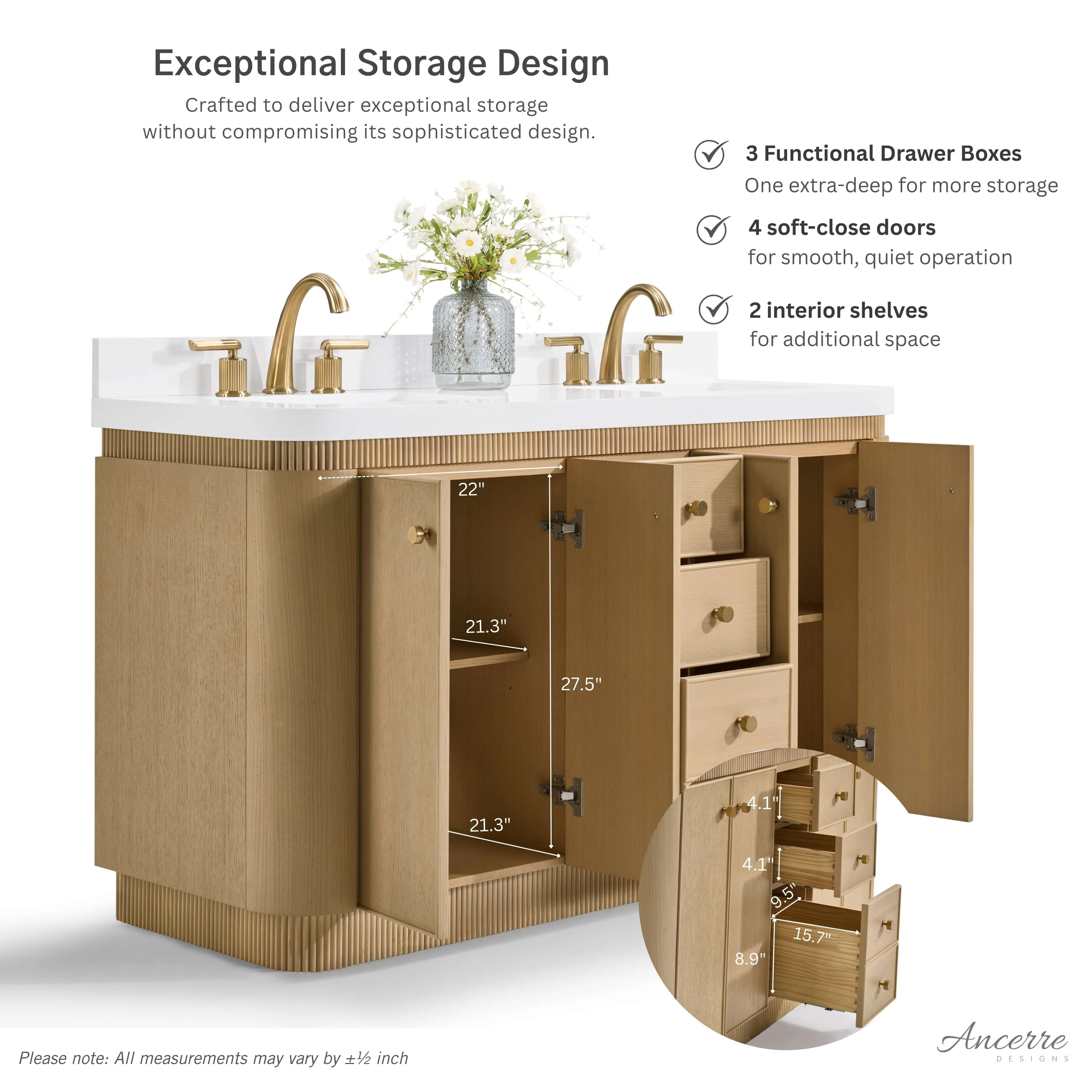 Aston Bathroom Vanity Collection - Image 55