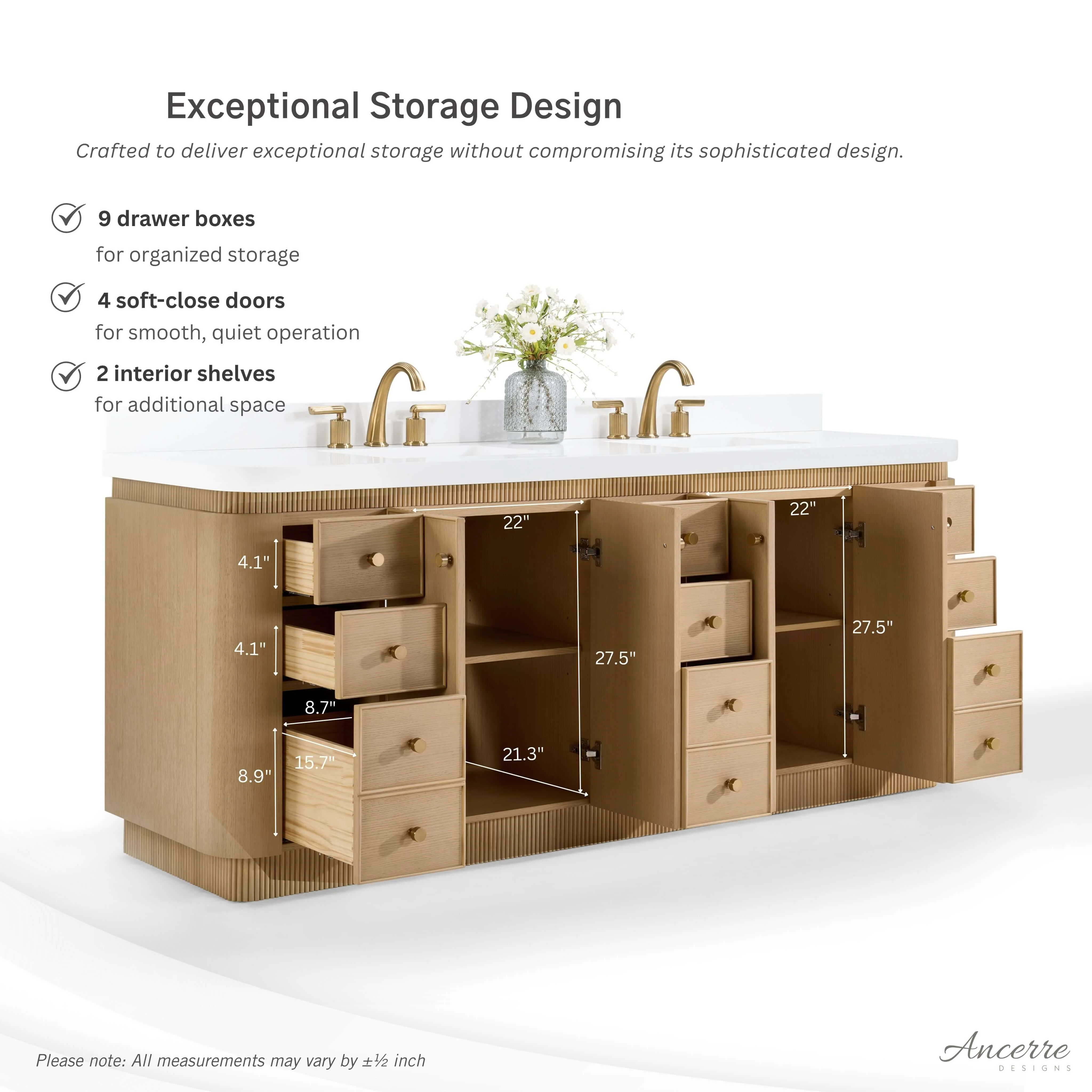 Aston Bathroom Vanity Collection - Image 95
