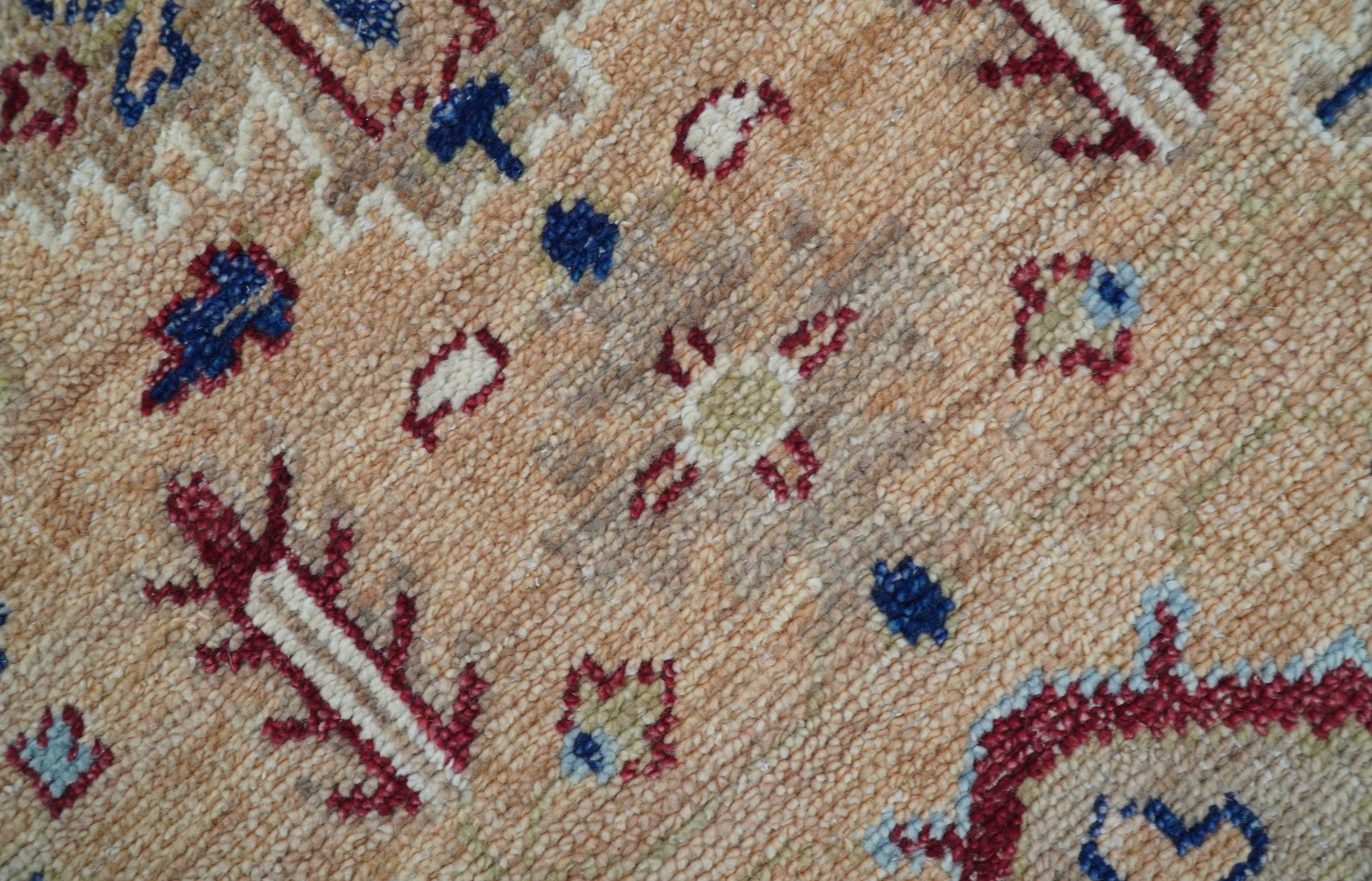 Astra Custom Made Turkish Peach Hand knotted Wool Rug - Image 3
