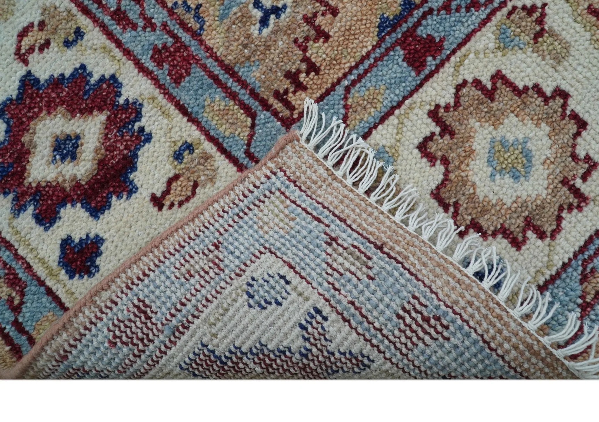 Astra Custom Made Turkish Peach Hand knotted Wool Rug - Image 5