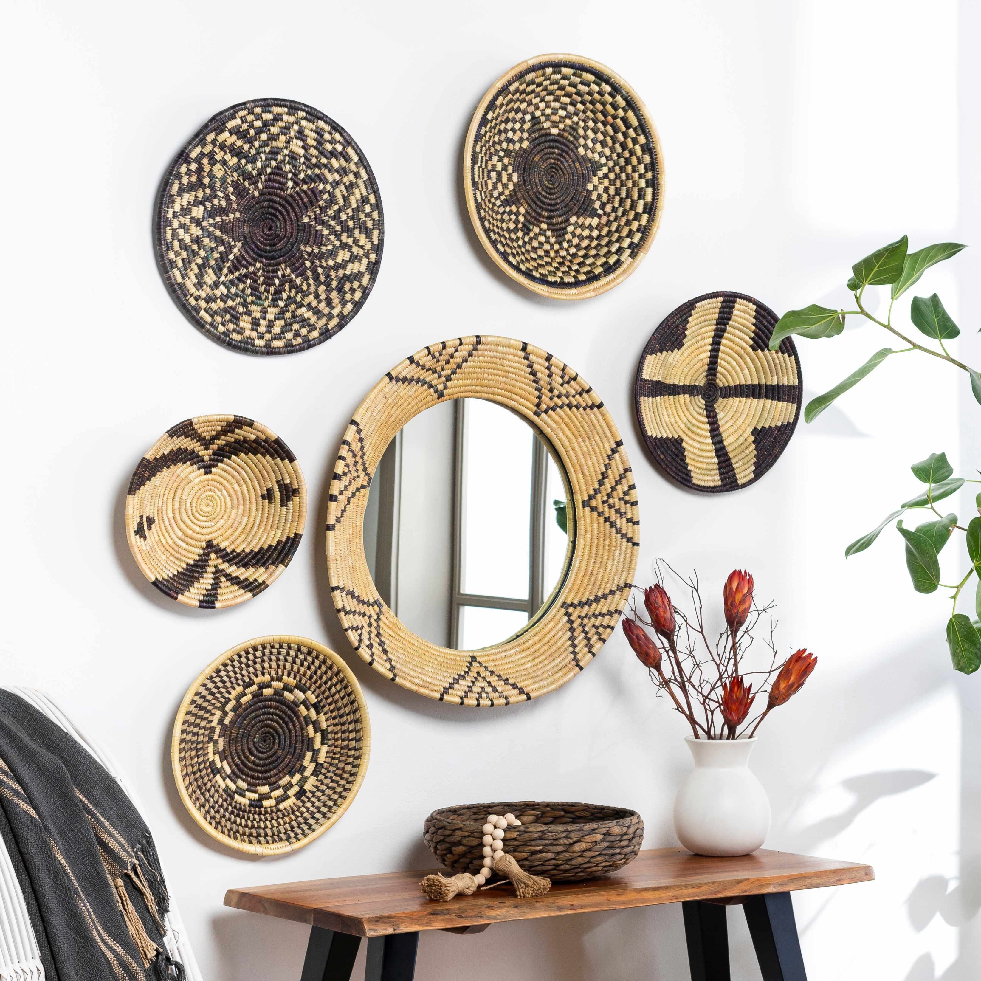 Athabasca Moonj Grass Woven Wall Decor - Image 7