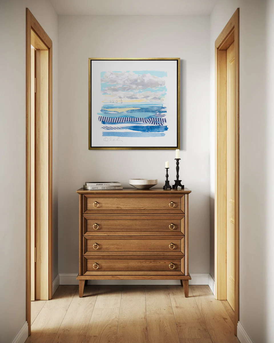 Atlantic Stripes 6 - Open Edition Canvas Print - Image 2