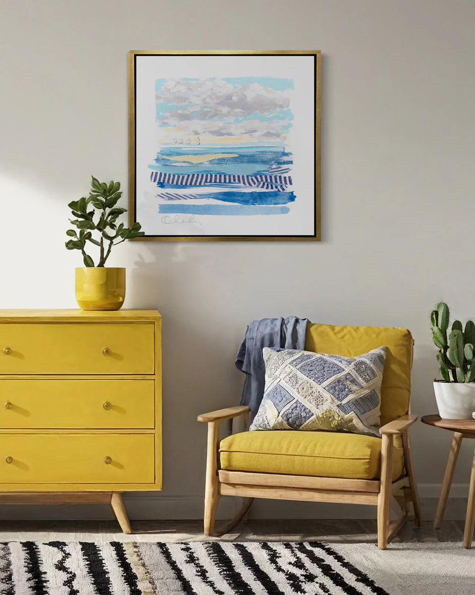 Atlantic Stripes 6 - Open Edition Canvas Print - Image 4