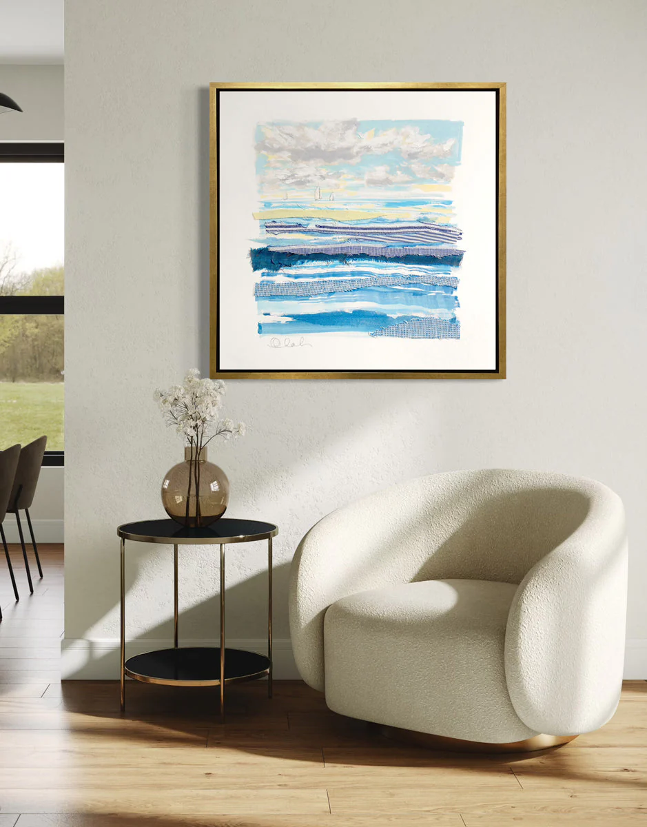 Atlantic Stripes 7 - Open Edition Canvas Print - Image 2