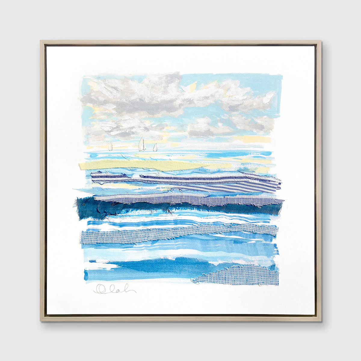 Atlantic Stripes 7 - Open Edition Canvas Print - Image 3