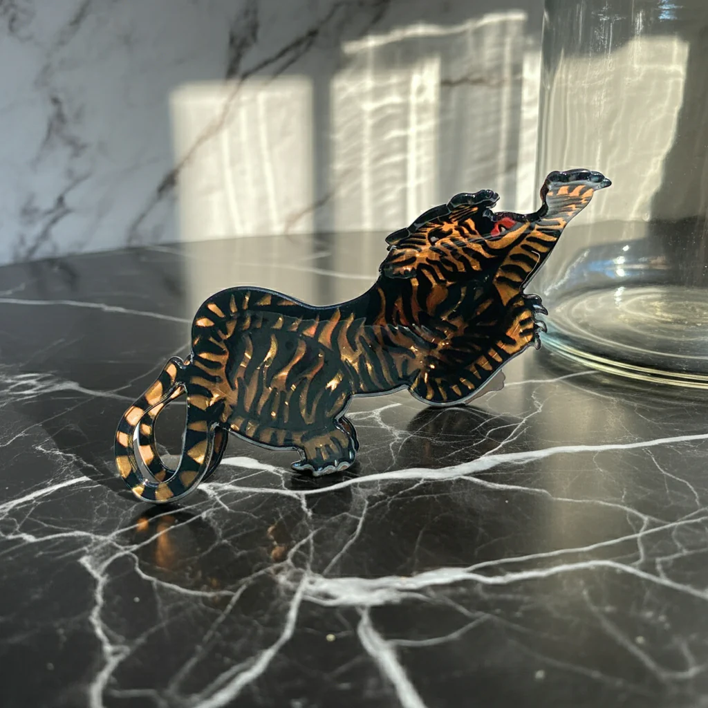 "Attack" Style Tiger Hair Clip - Image 10
