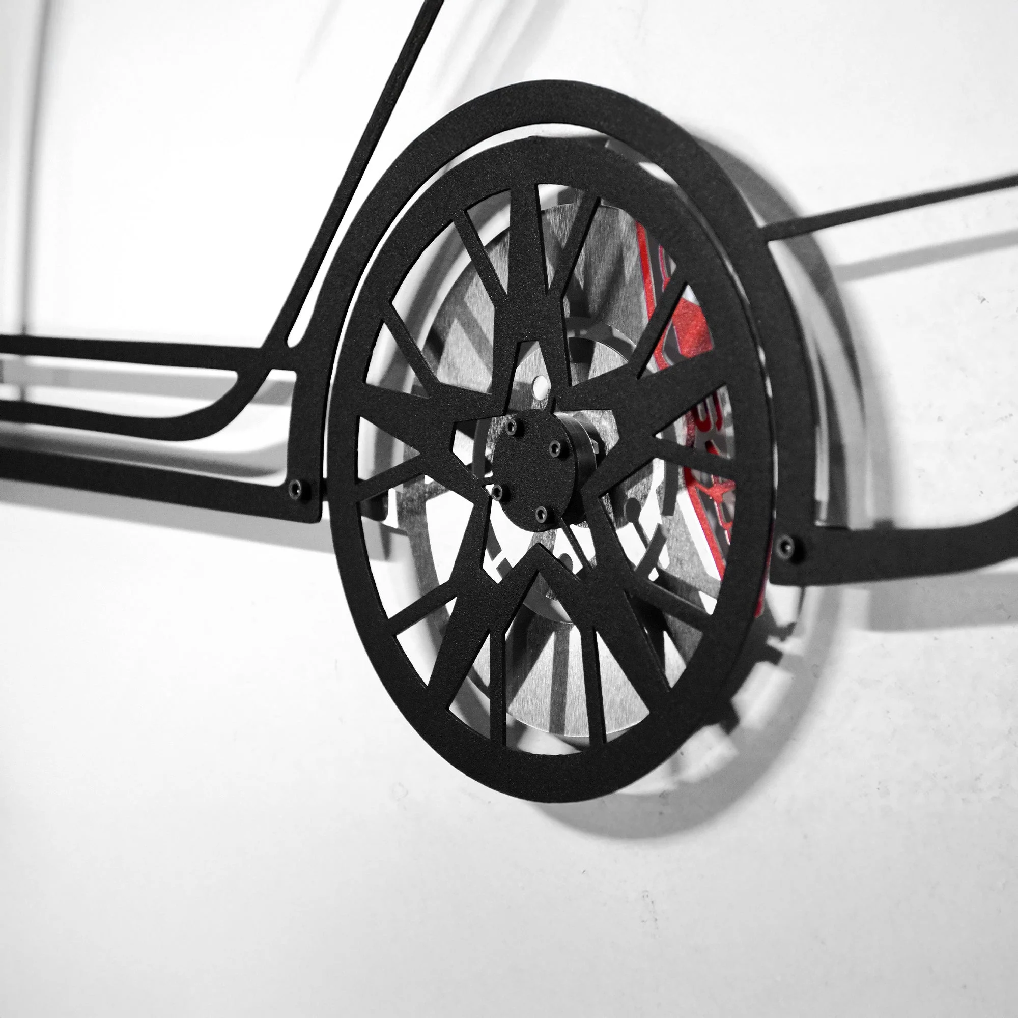 Audi S4 Wall Art – Steel Silhouette with Spinning Wheels -KAFMEKA011 - Image 6