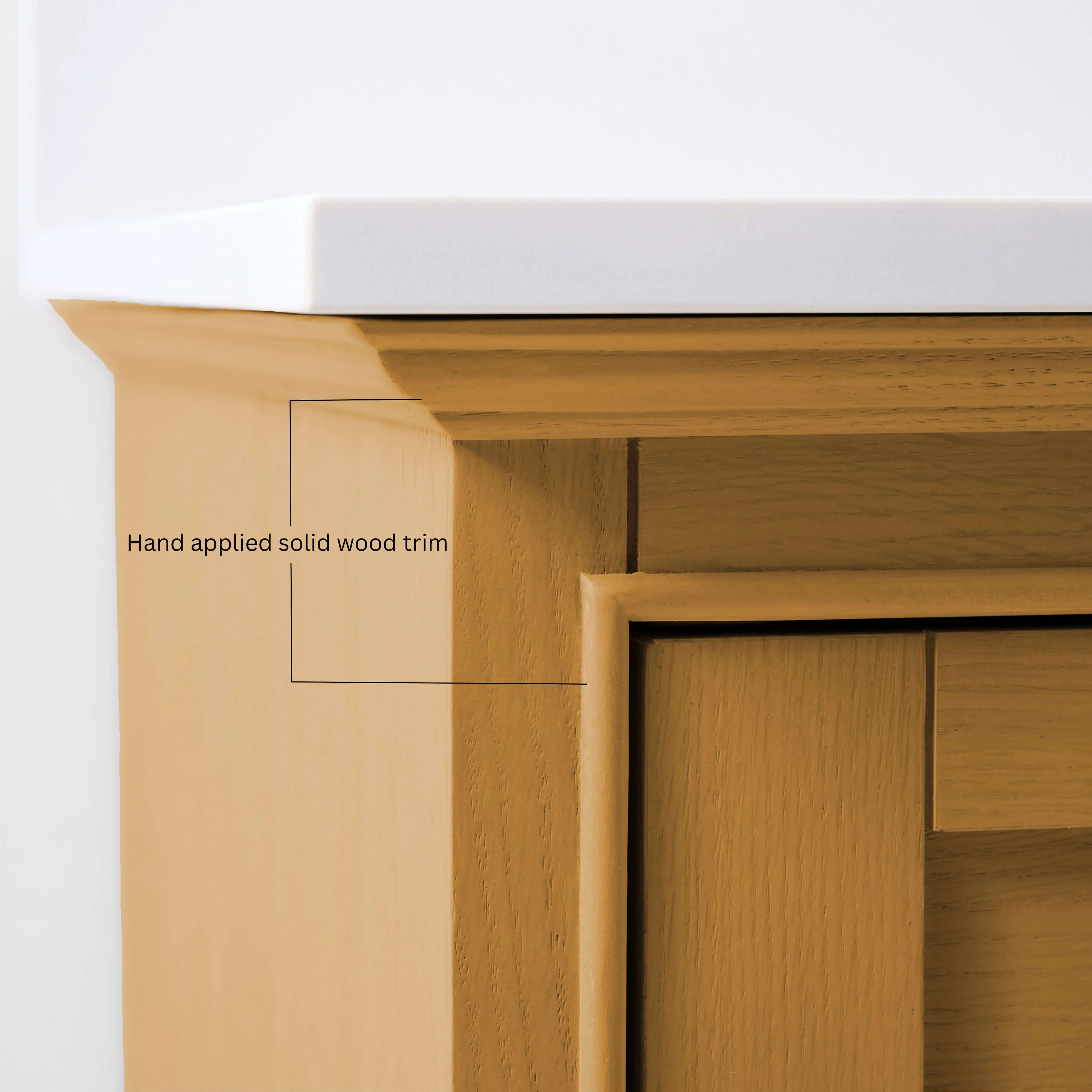Audrey Bathroom Vanity in Sienna Finish - Image 4
