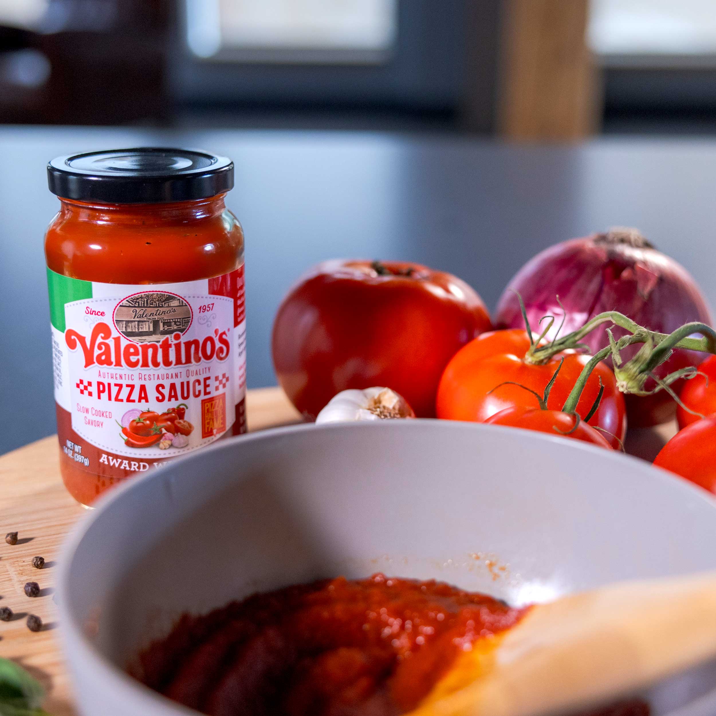 Authentic Pizza Sauce | Pack of 3 | 14 oz | Valentino's - Image 4