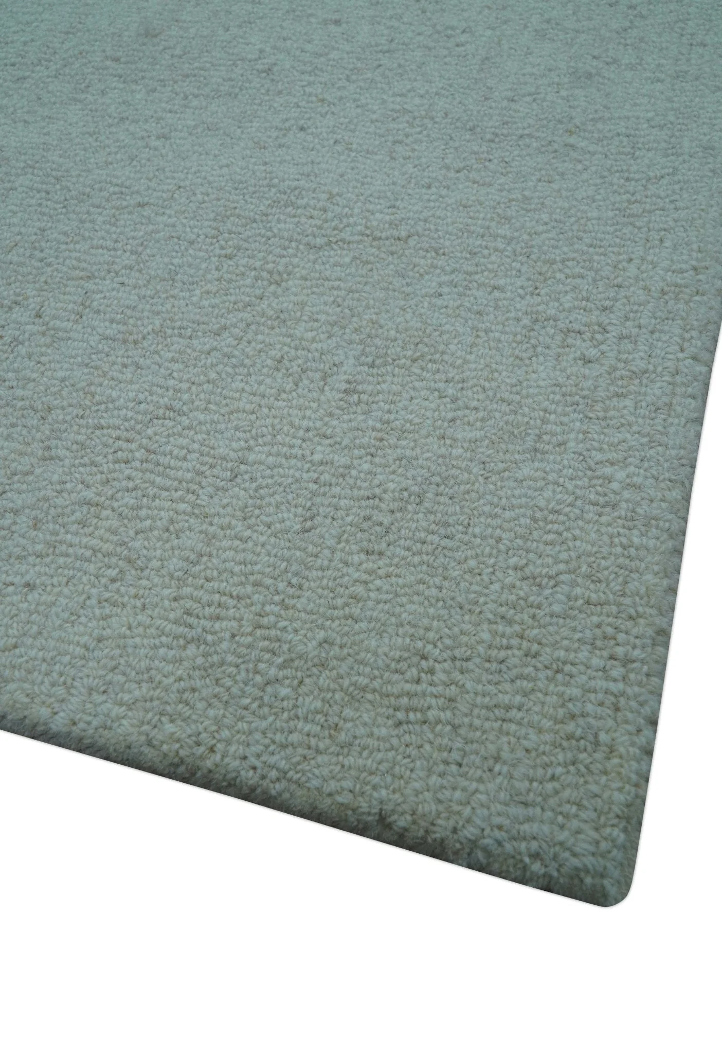 Azure Custom Made Geometrical Charcoal And Gray Hand Tufted Wool Rug - Image 5