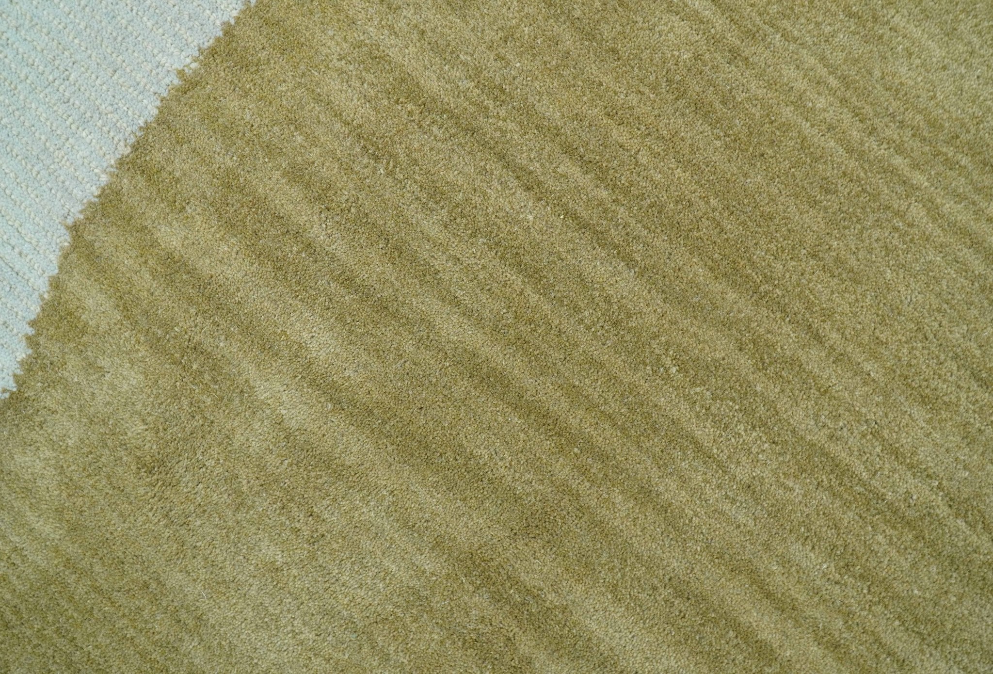 Azure Custom Made Modern Design Beige And Gray Hand Tufted Wool Rug - Image 5