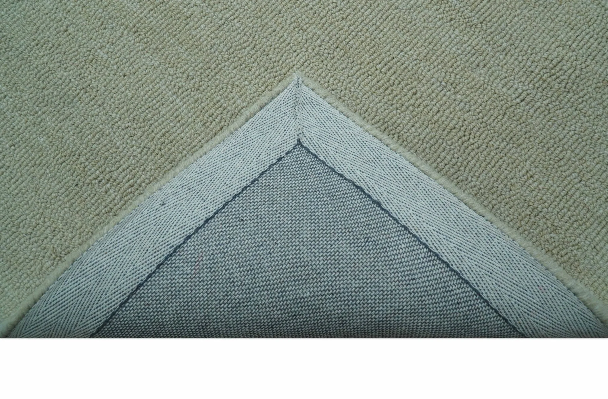 Azure Custom Made Modern Design Beige And Gray Hand Tufted Wool Rug - Image 7
