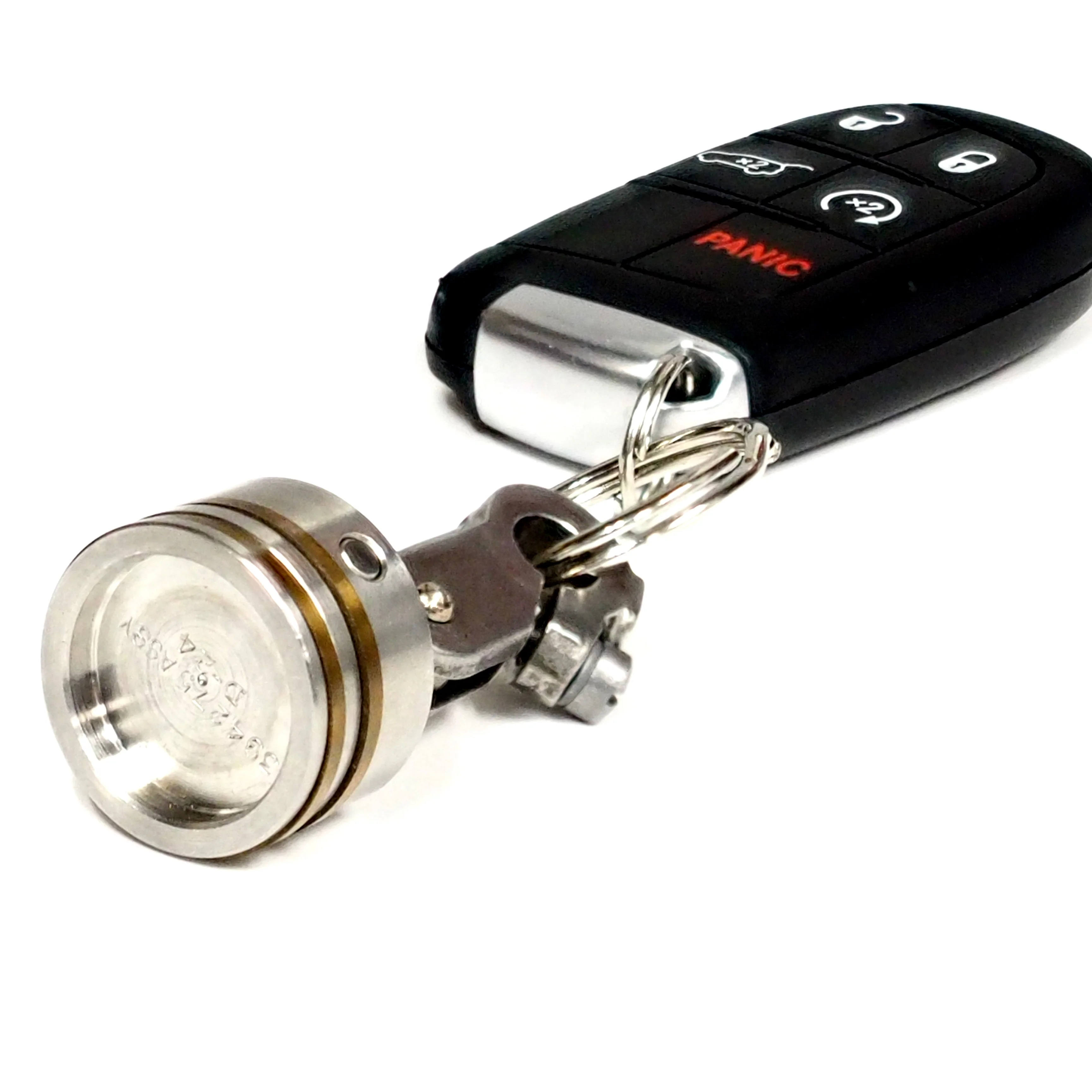 B-25 MItchell Bomber Wright R-2600 Radial Engine Stromberg Carburetor Mini Piston Keychain - Image 10