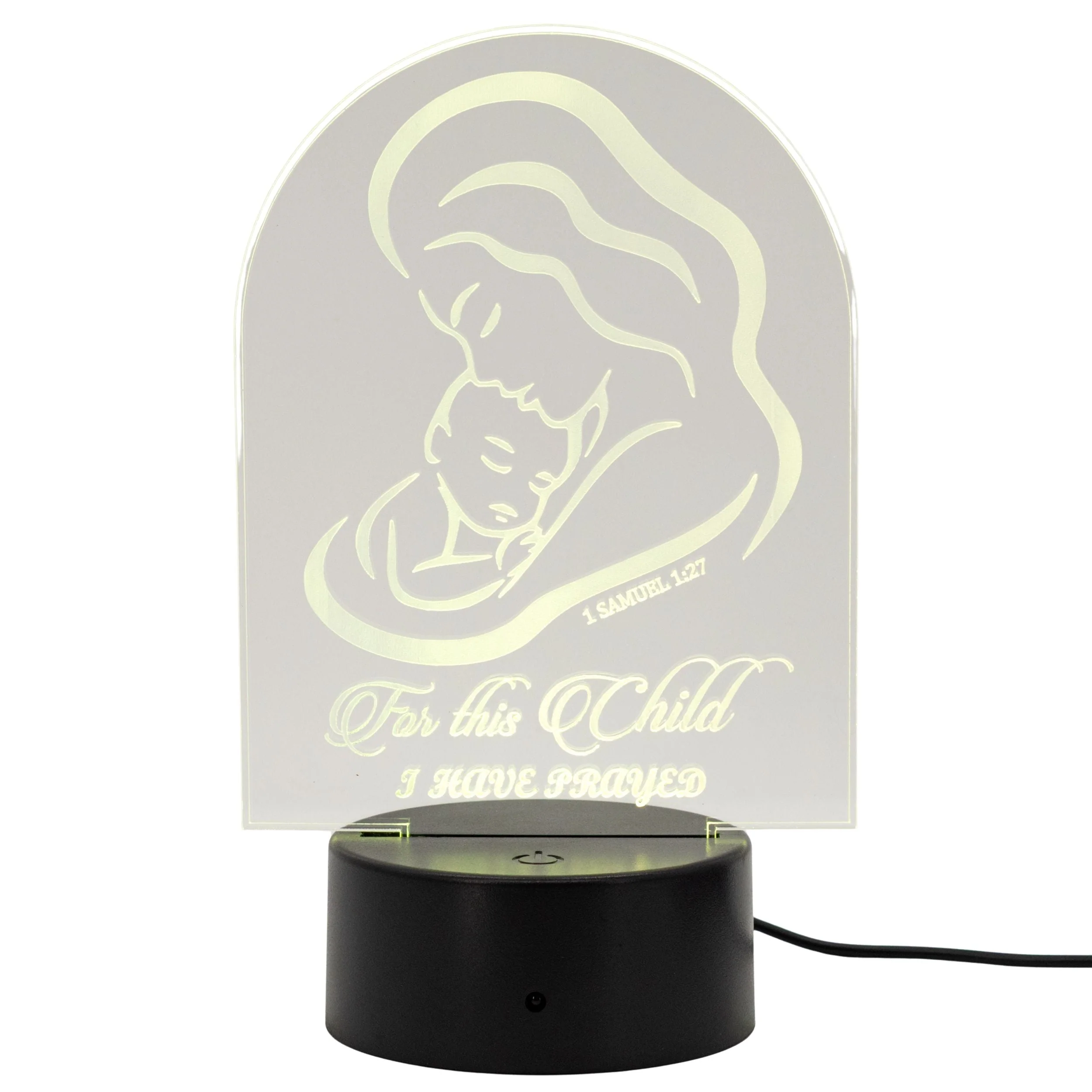 Baby LED Lighted Plaque | Multiple Sayings | Glowing Creation