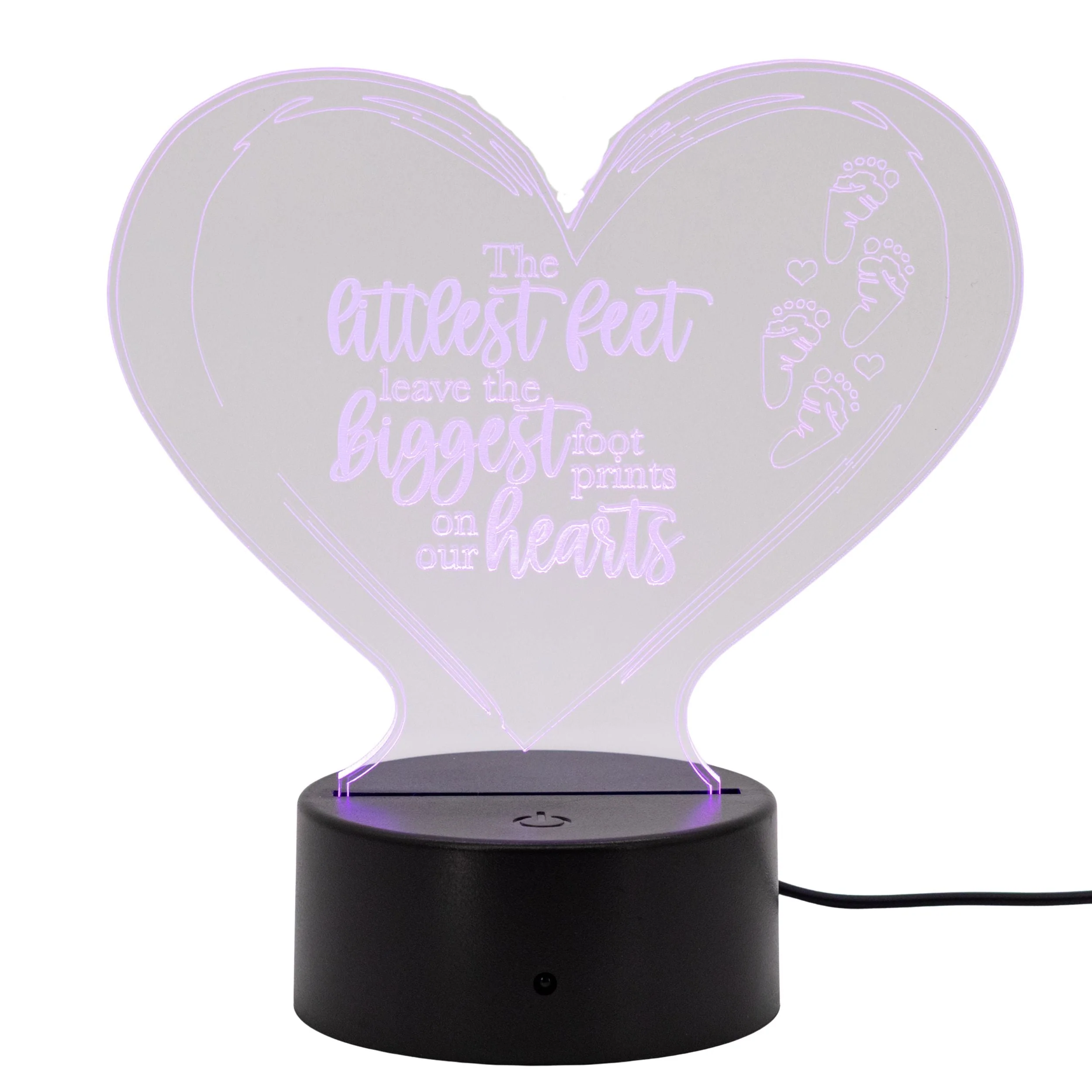 Baby LED Lighted Plaque | Multiple Sayings | Glowing Creation - Image 2