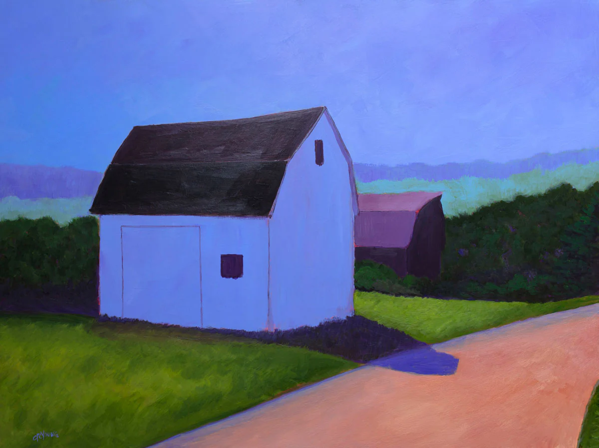 Back Road Barn - Open Edition Canvas Print - Image 3