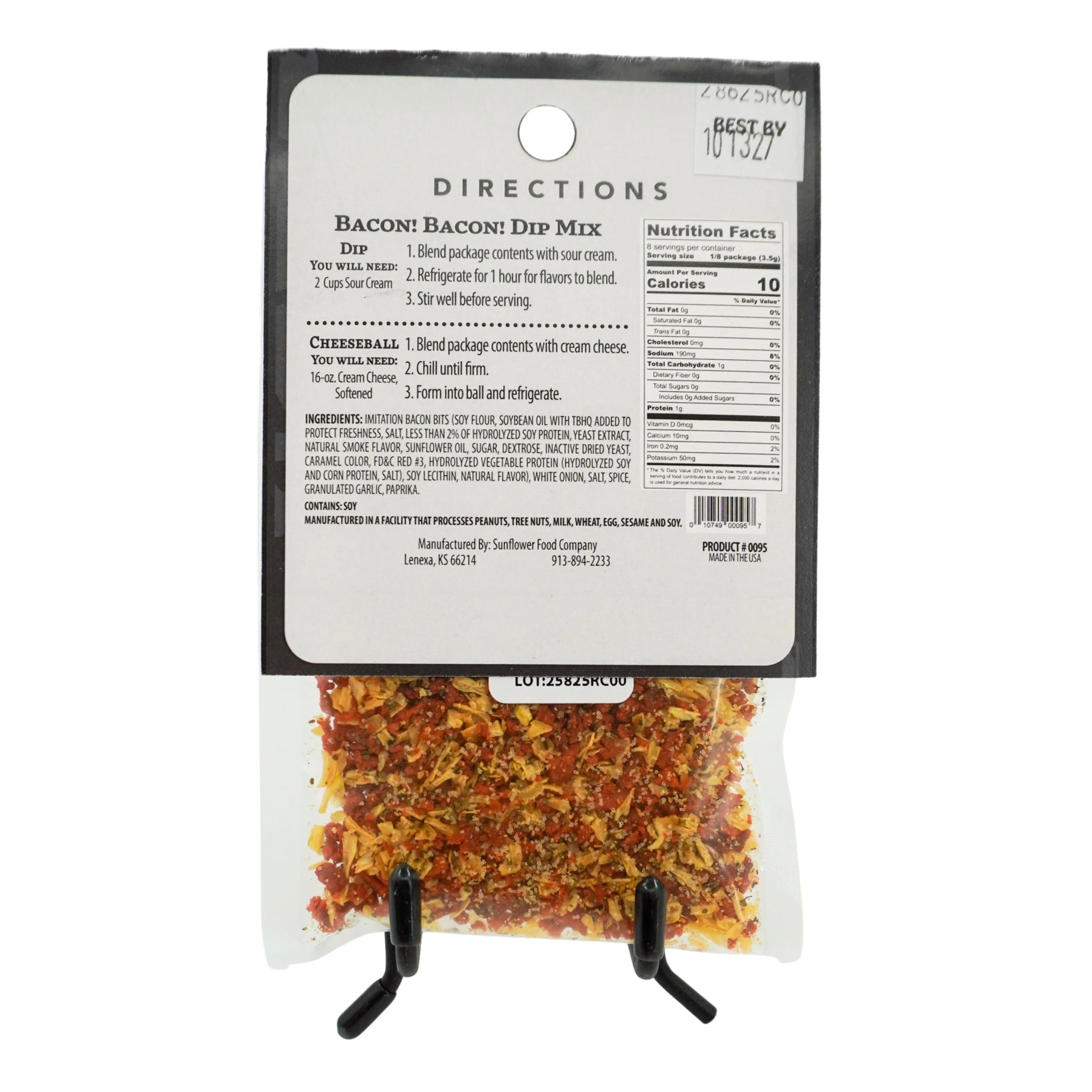 Bacon Bacon Dip & Cheeseball Mix | Pack of 3 | .9 oz | GB's Kitchen - Image 4