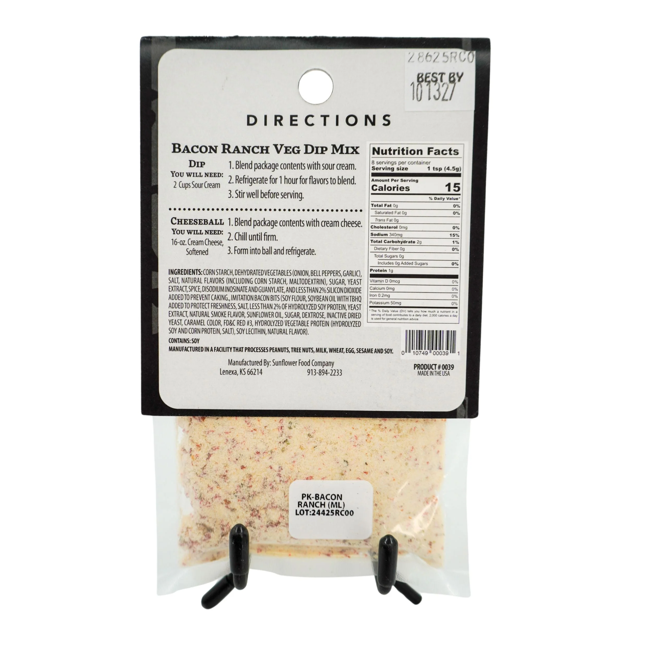 Bacon Ranch Dip & Cheeseball Mix | Pack of 3 | 1.25 oz | GB's Kitchen - Image 4
