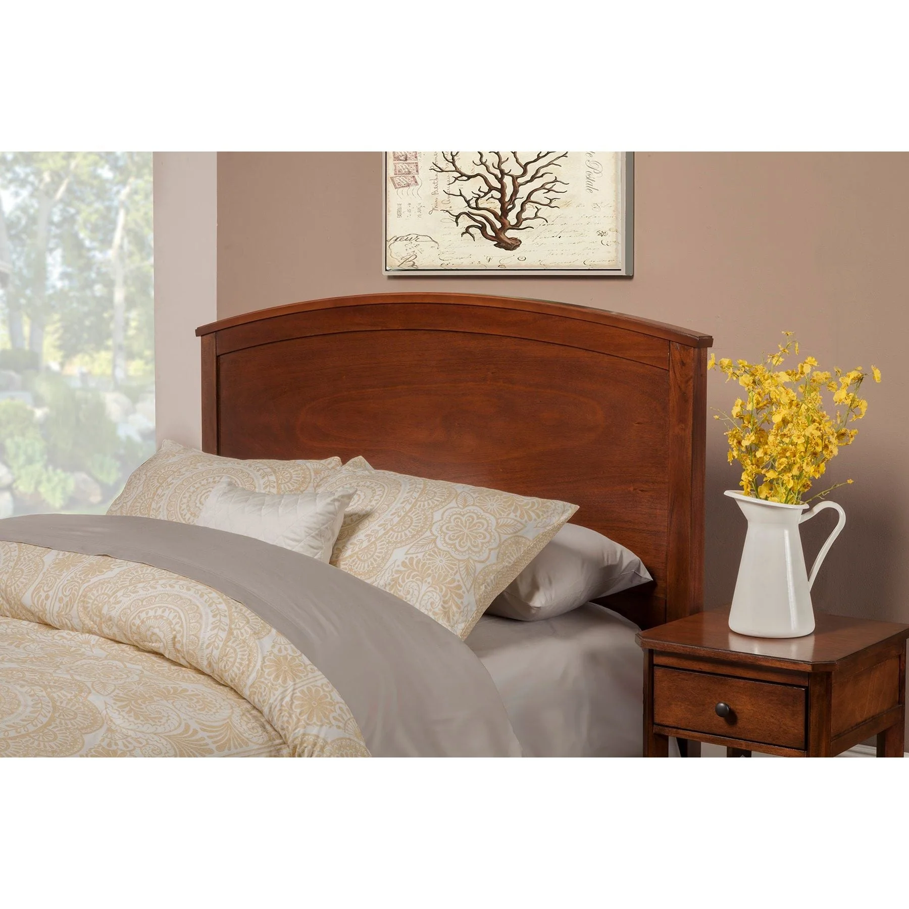 Baker Headboard Only, Mahogany - Image 3