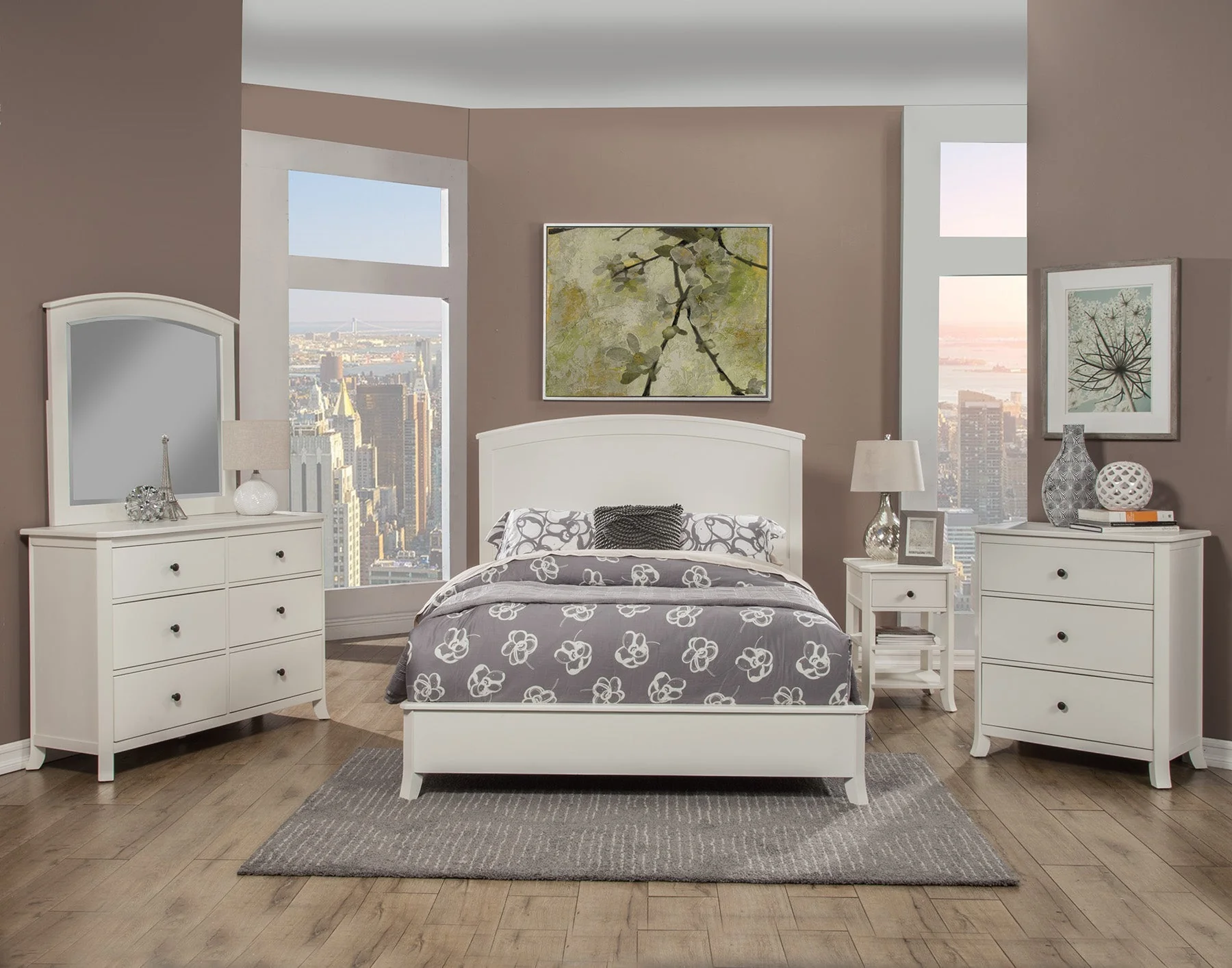 Baker Headboard Only, White - Image 4