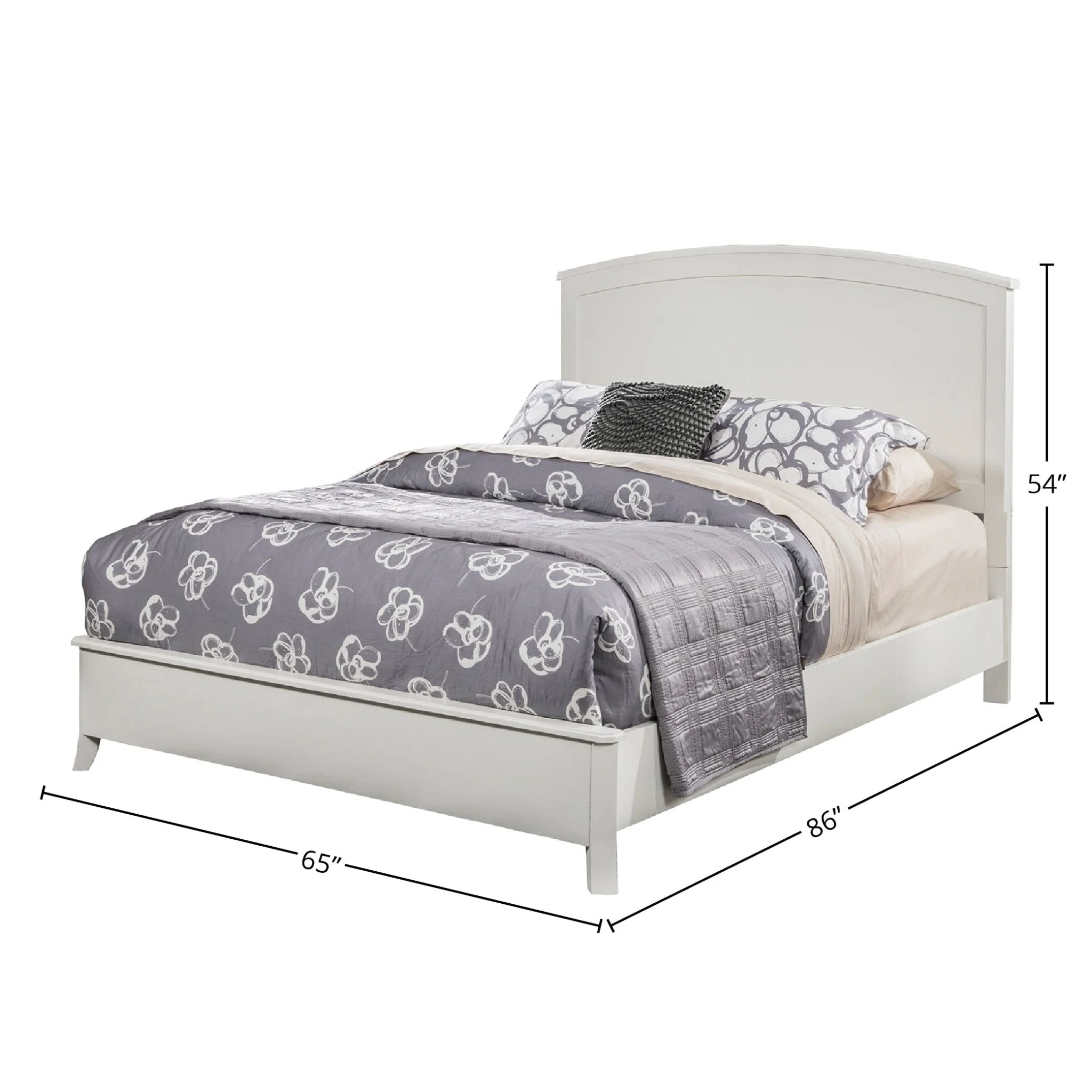 Baker Panel Bed, White - Image 6