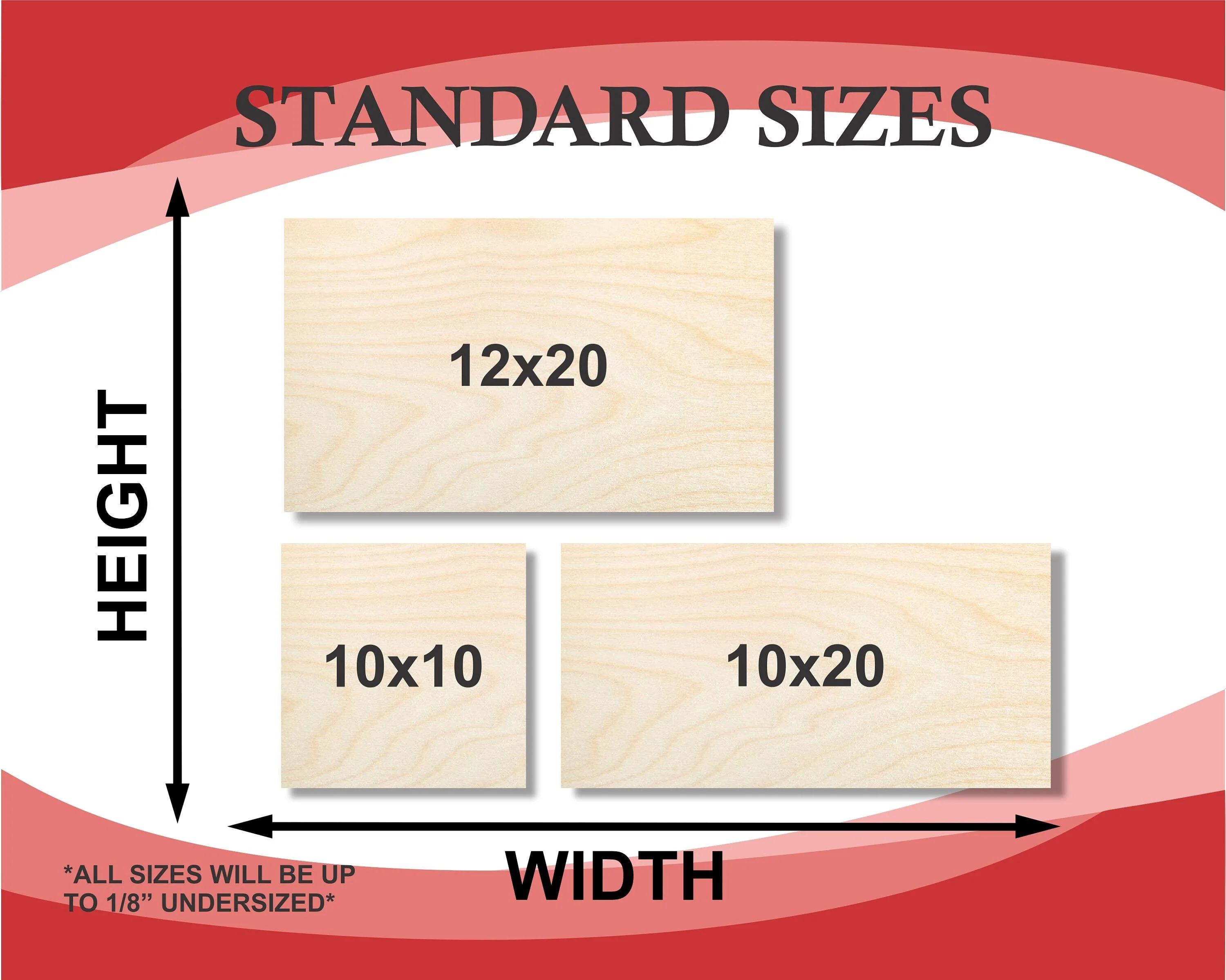 Baltic Birch Sheets - Glowforge Ready - B/BB Premium Wood 1/8" or 1/4" (3mm or 6mm) - Image 2