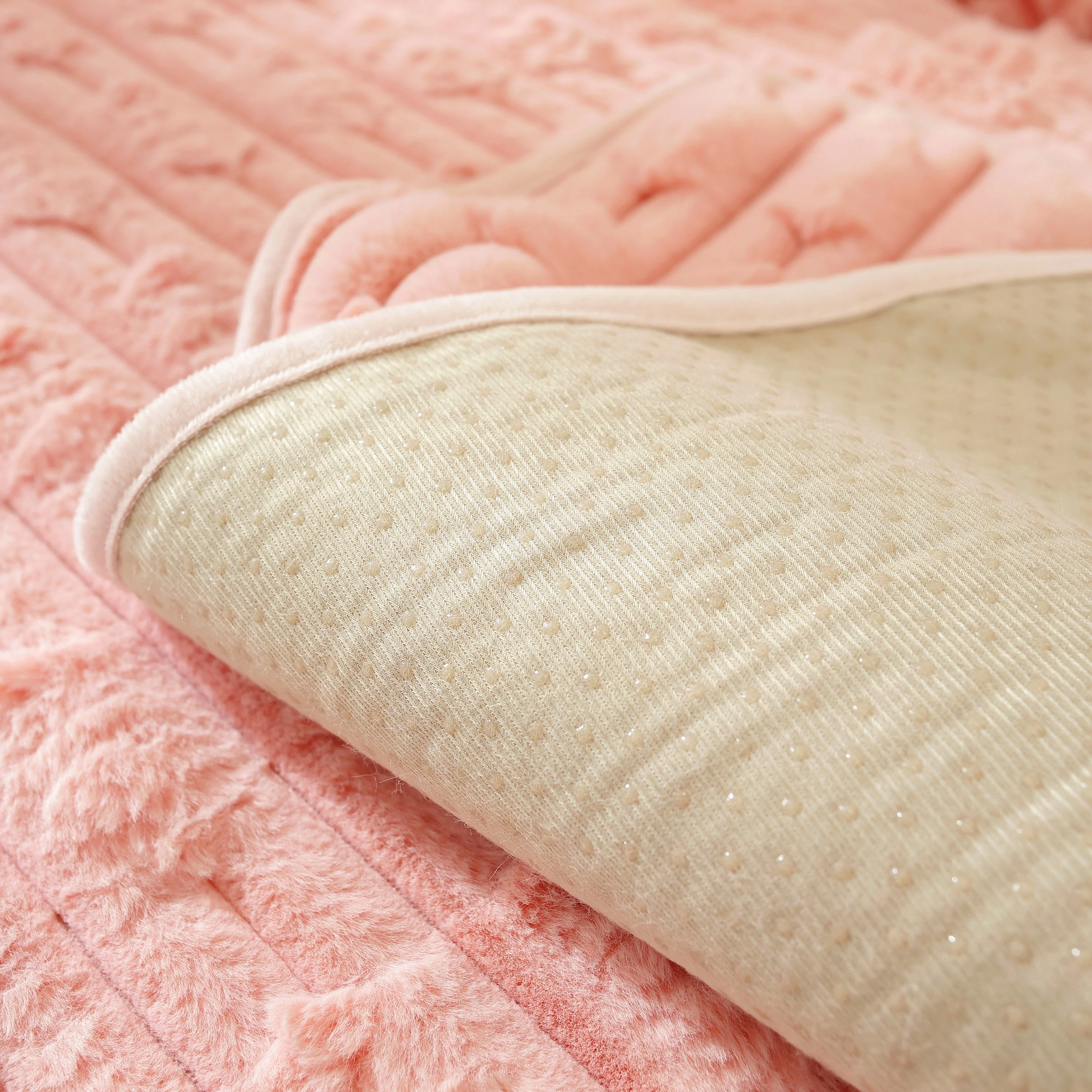 Bamboo-Style Sofa Towel, Faux Rabbit Fur Thickened Non-slip Seat Cushion Covers - Image 54