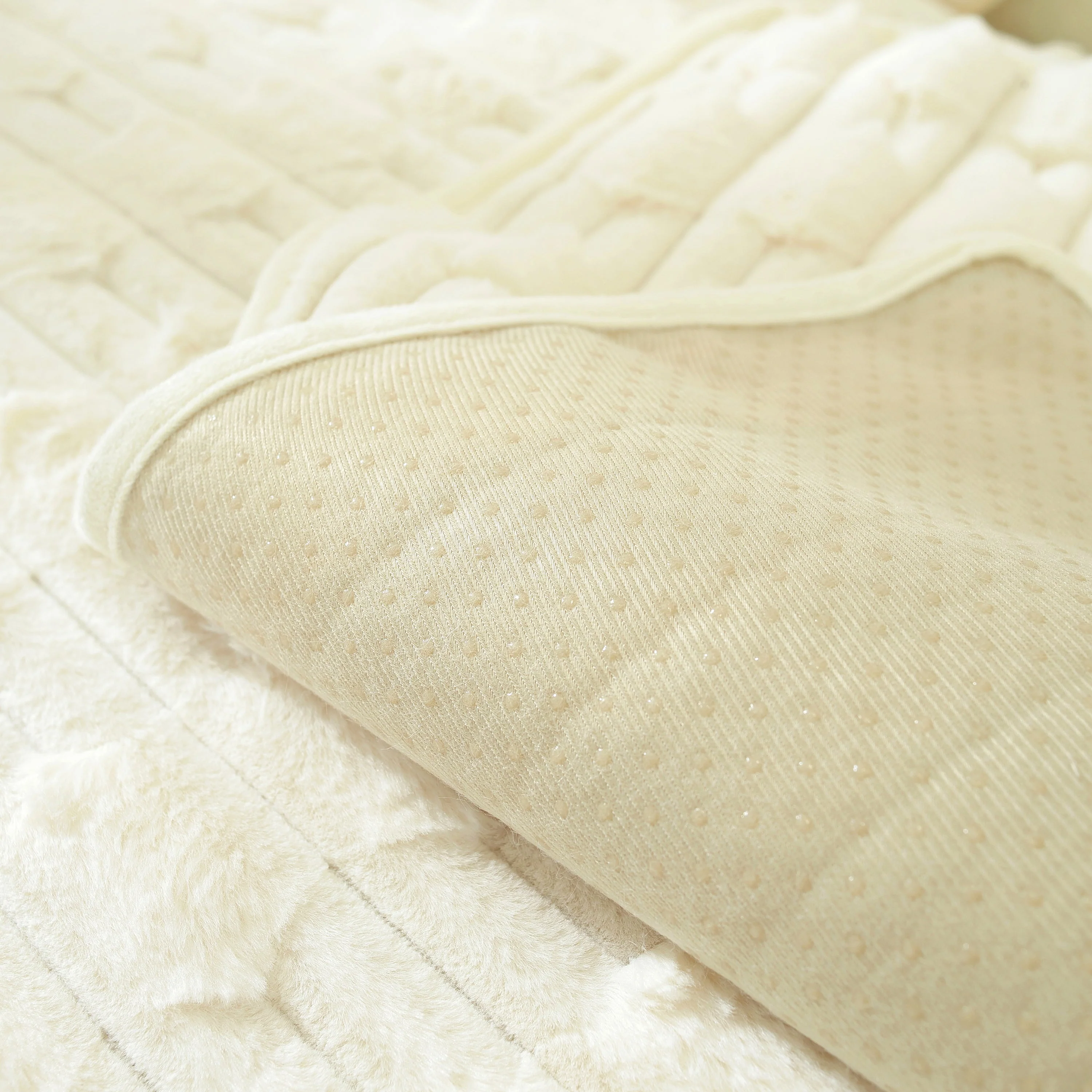 Bamboo-Style Sofa Towel, Faux Rabbit Fur Thickened Non-slip Seat Cushion Covers - Image 70