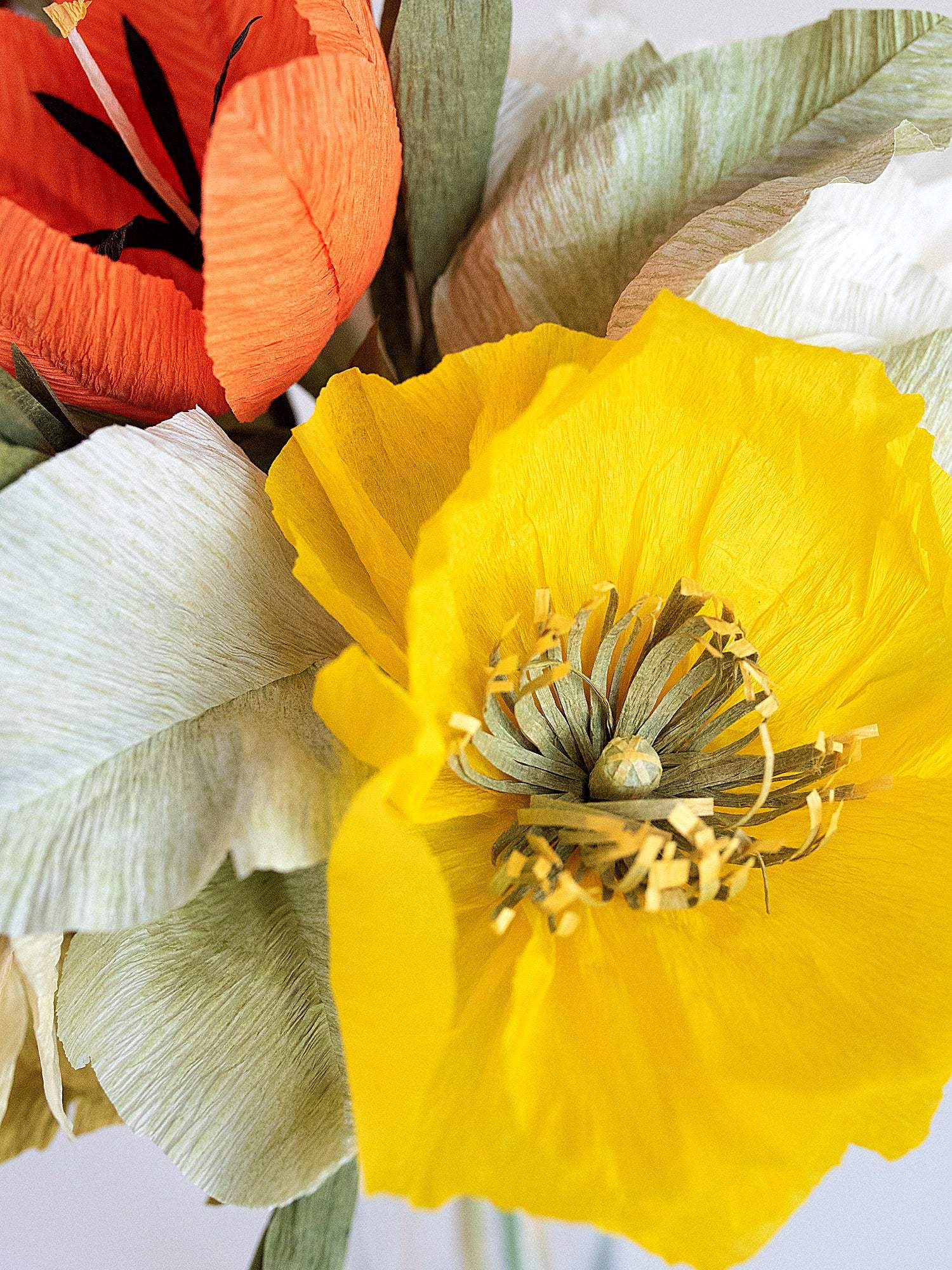 Banana Cream Pie | Mixed Paper Flower Bouquet - Image 3