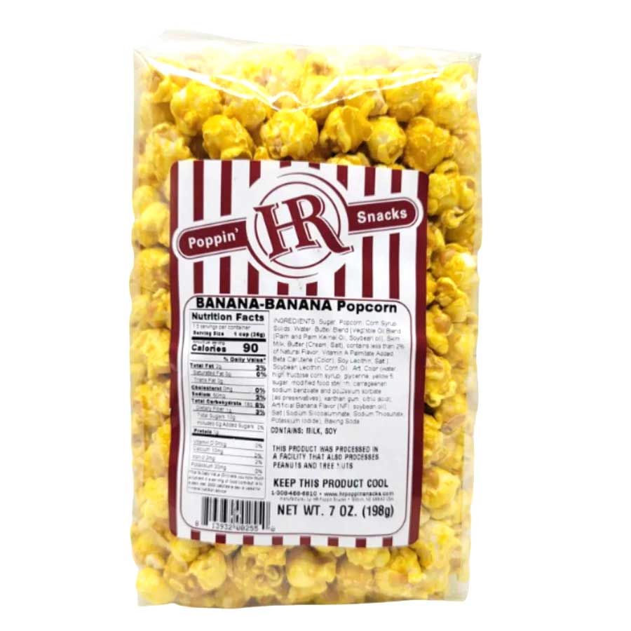 Banana Popcorn | 7 oz | Pack of 2 | HR Poppin' Snacks - Image 2
