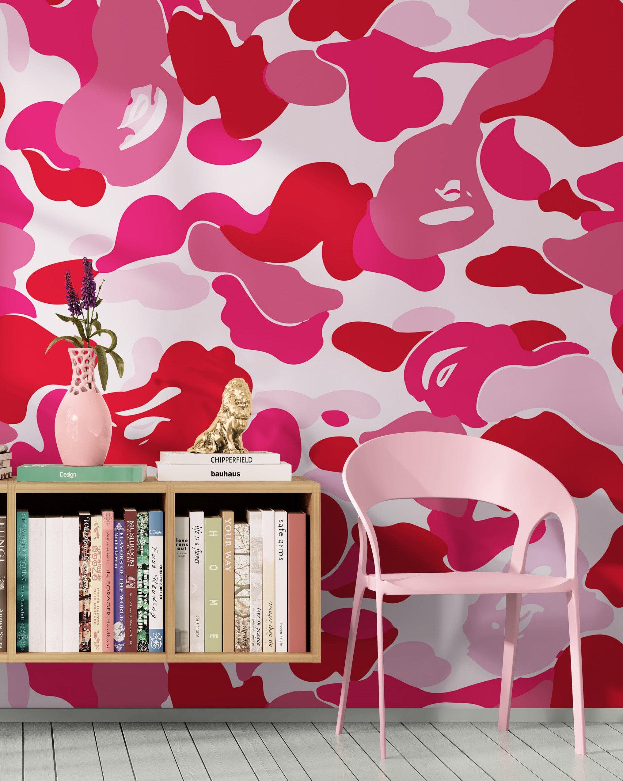 Bape Camo Wallpaper Mural. Blue Camo Streetwear Hype Beast Aesthetics. #7027 - Image 9