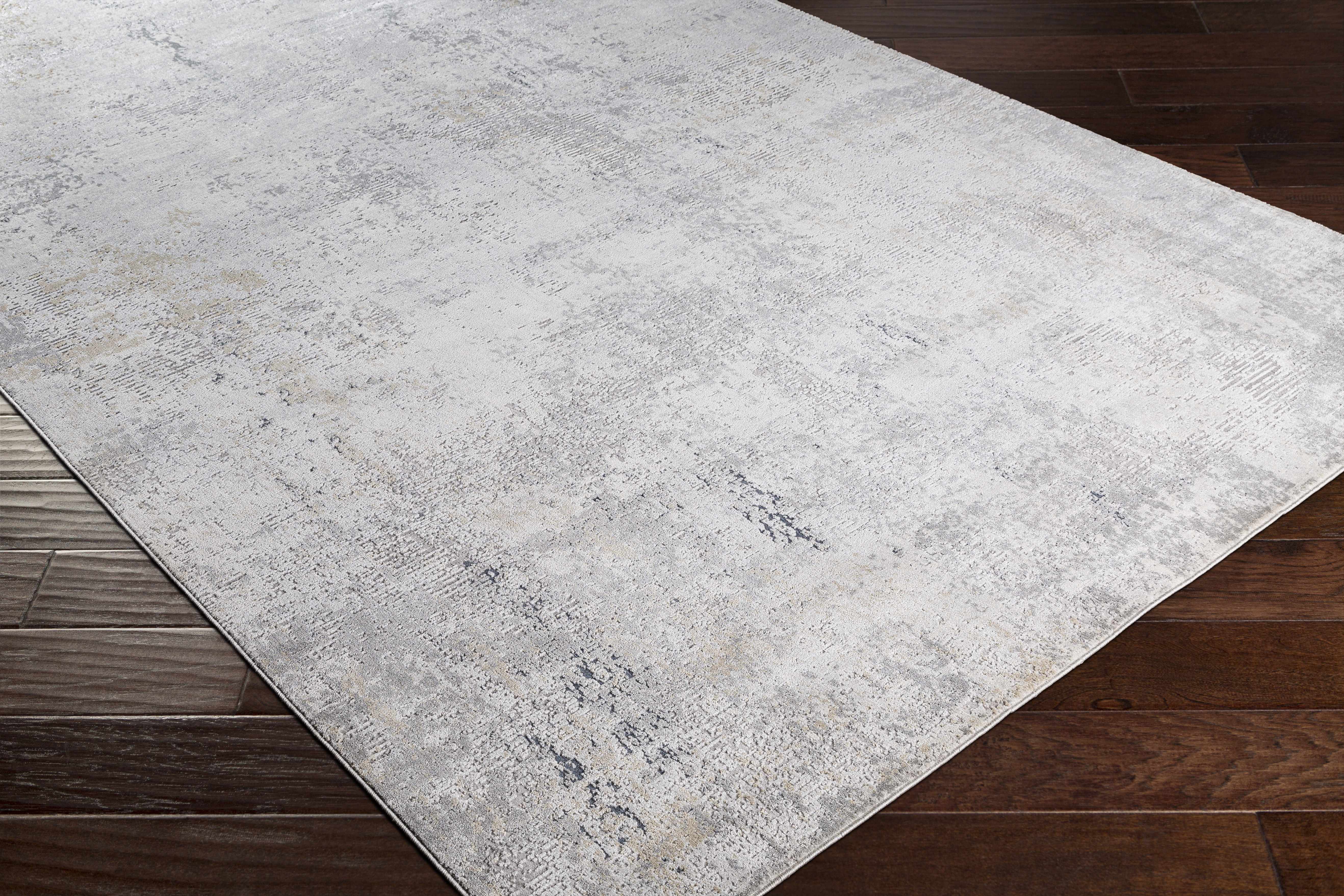 Baranduda Abstract Gray Luxe Rug - Clearance - Image 5