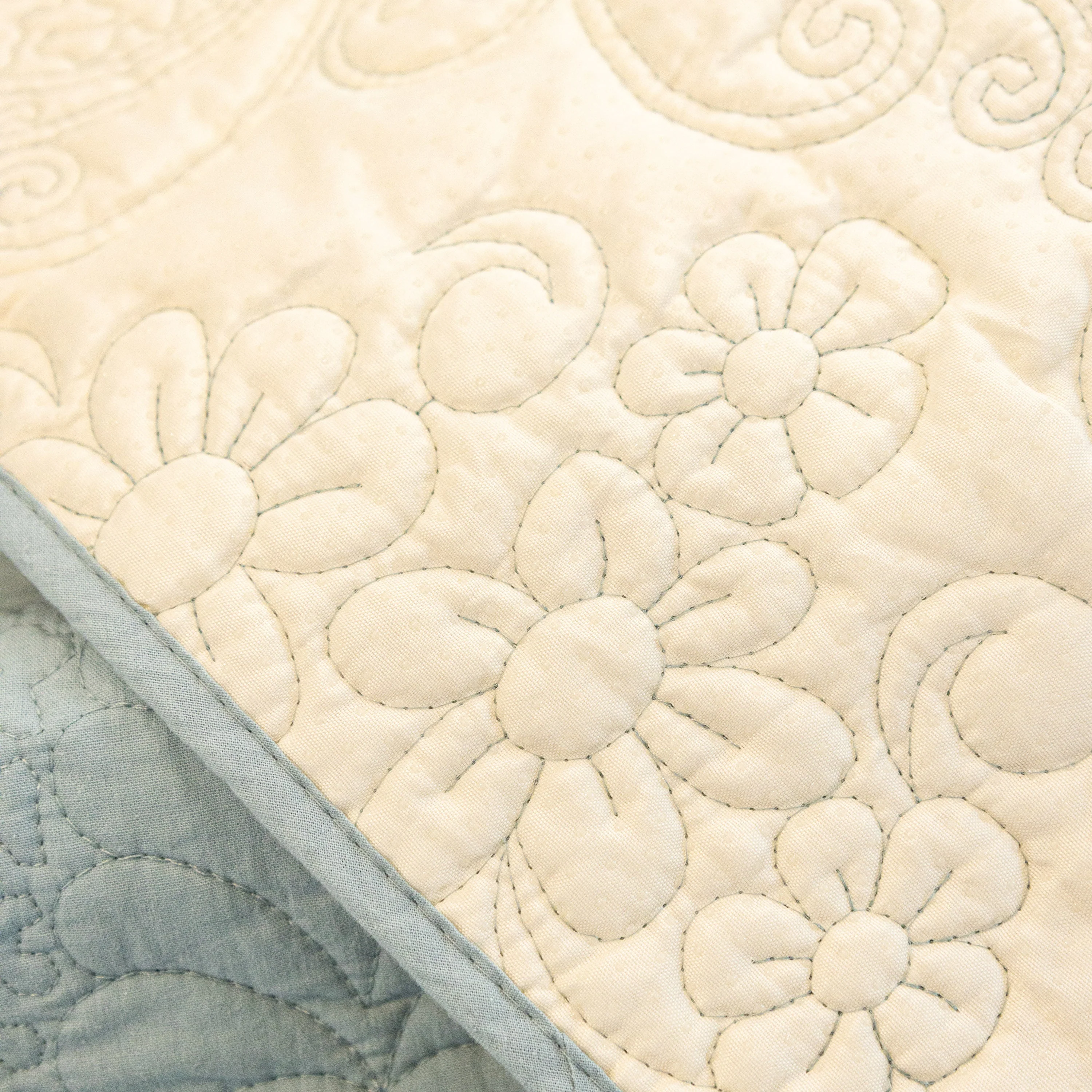 Baroque Floral Quilted Cotton Sofa Cover, Non-Slip Washable Couch Protector - Image 58