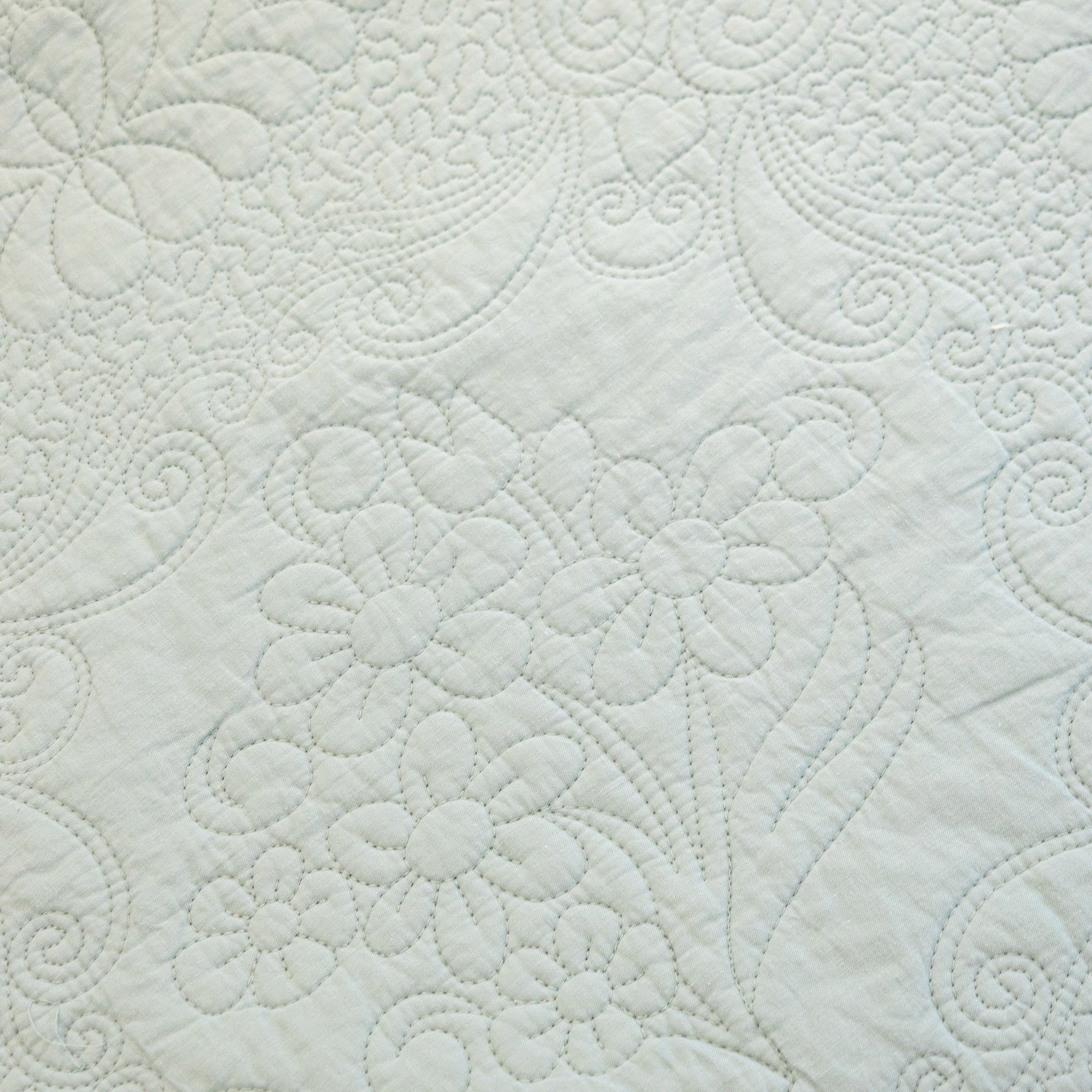 Baroque Floral Quilted Cotton Sofa Cover, Non-Slip Washable Couch Protector - Image 65