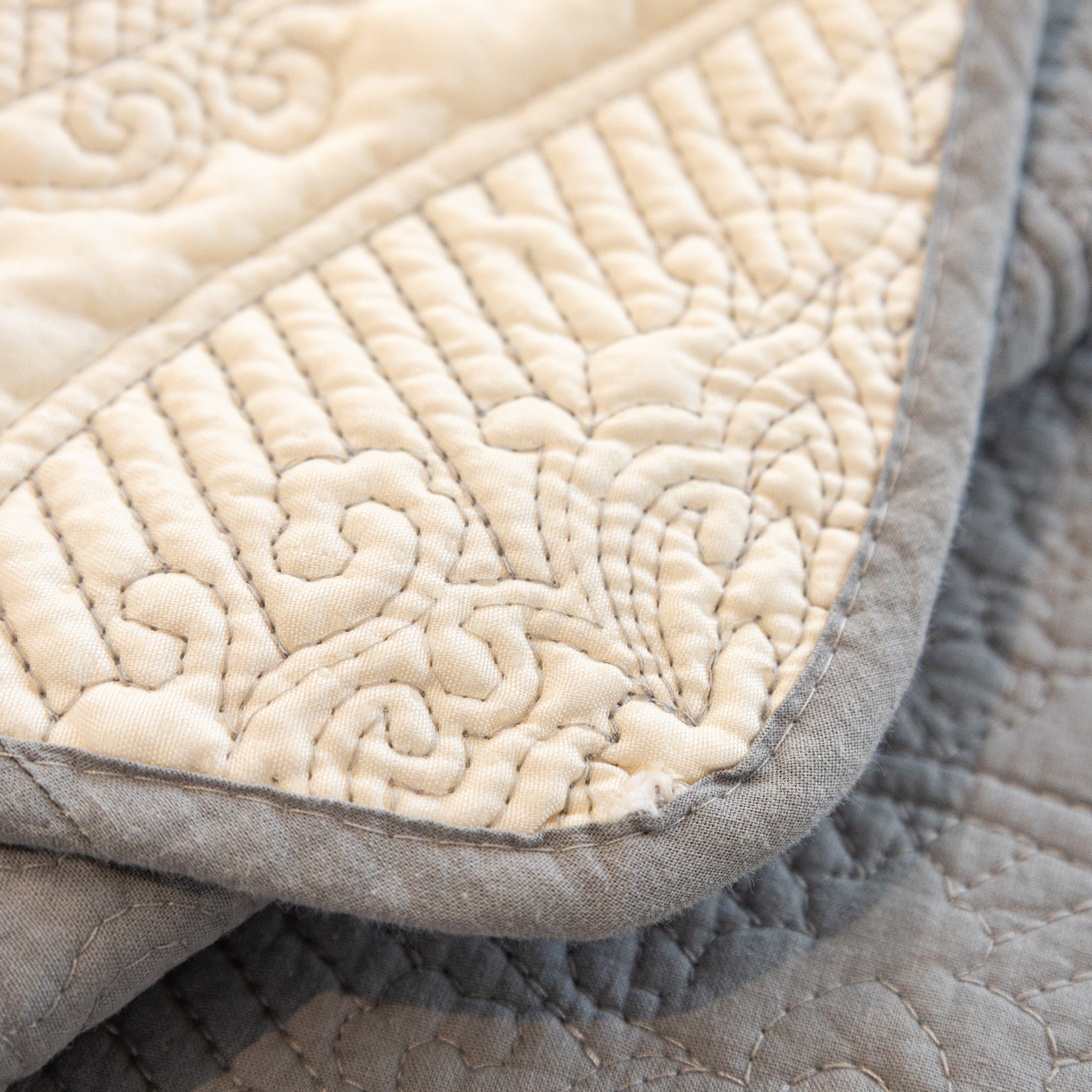 Baroque Sofa Cover – Quilted Cotton, Non-Slip, Washable with Ornate Embroidery - Image 30
