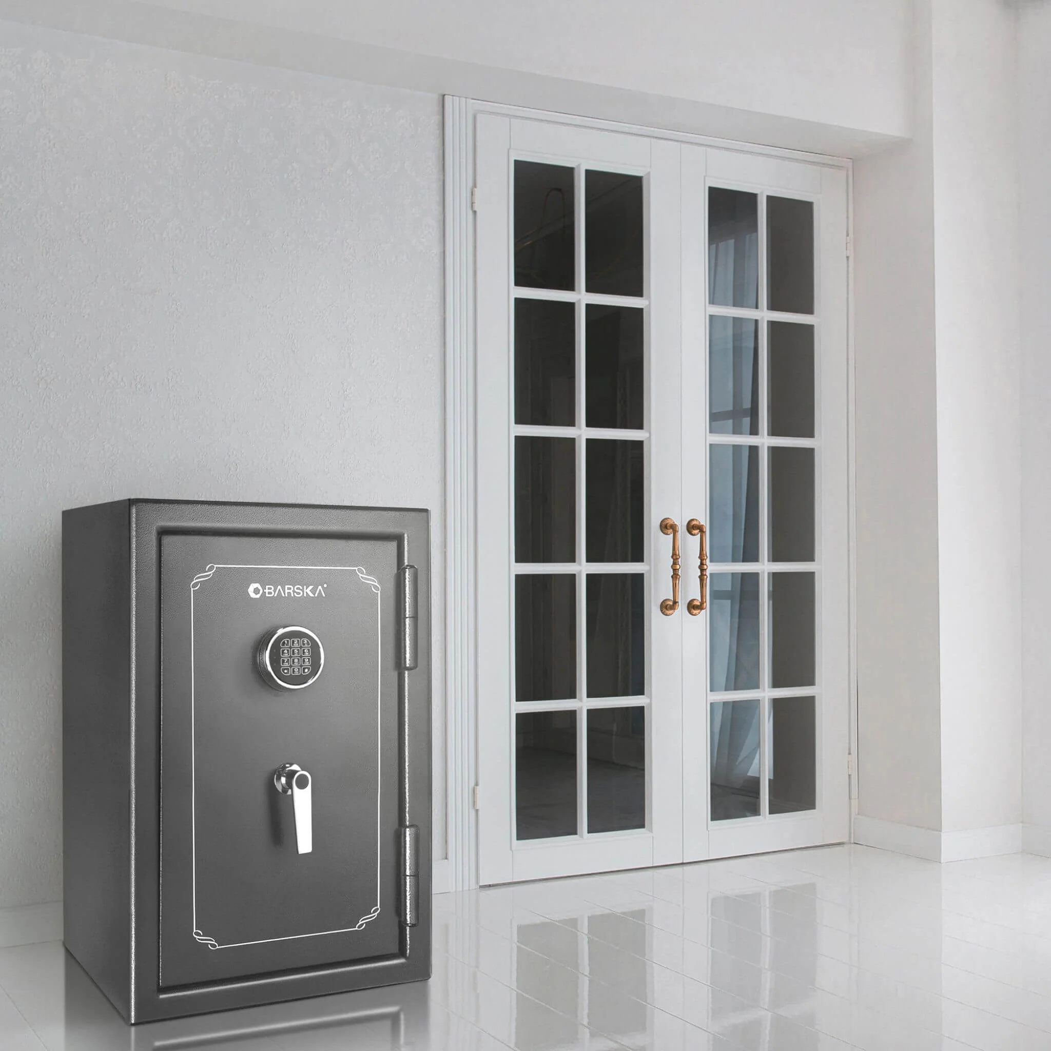 Barska 4.39 CF Heavy-Duty Steel Fireproof Safe Vault With Digital Keypad (SAK51786) - Image 4