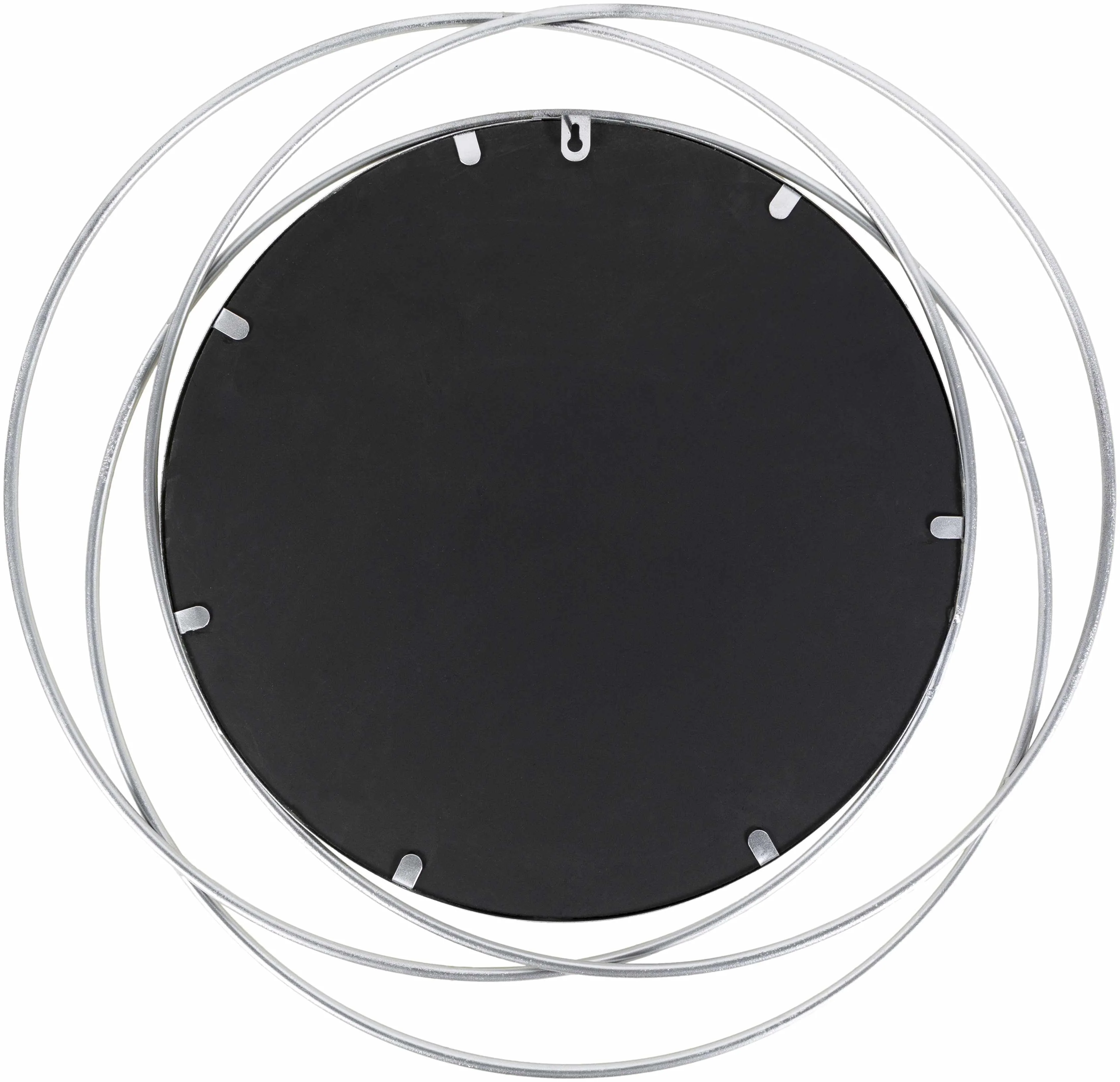 Basay Round Silver Gray Mirror - Image 6