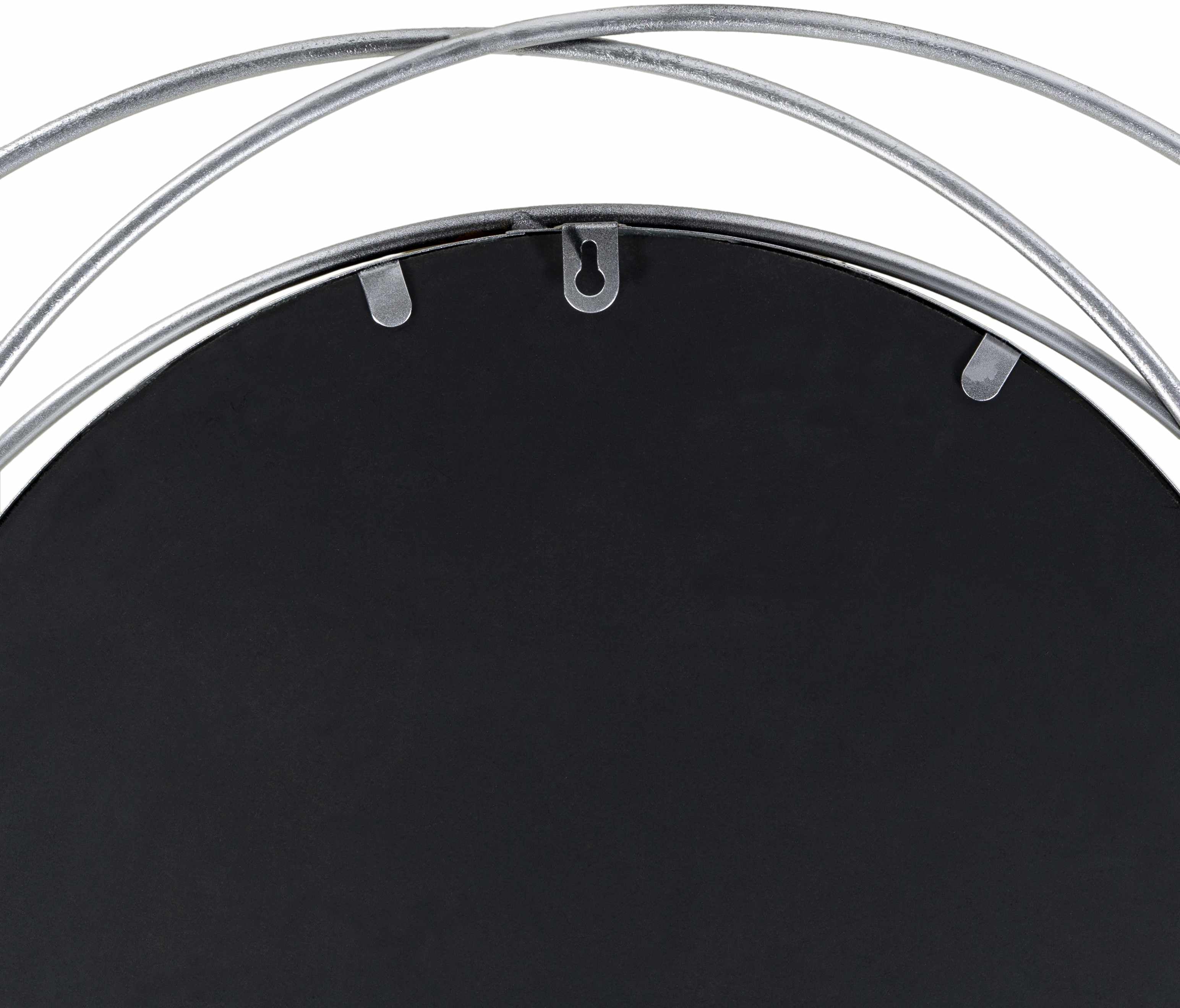 Basay Round Silver Gray Mirror - Image 7