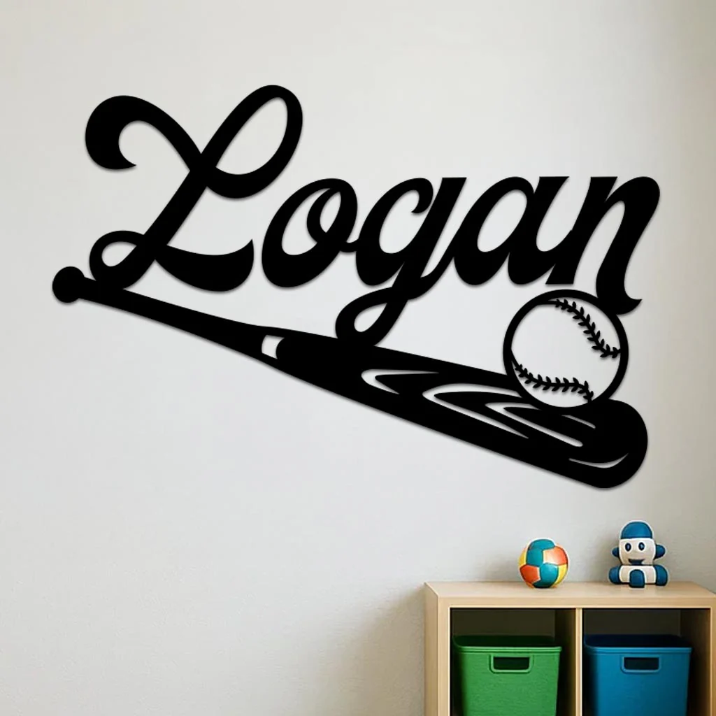 Baseball Bat Name Sign - Image 4