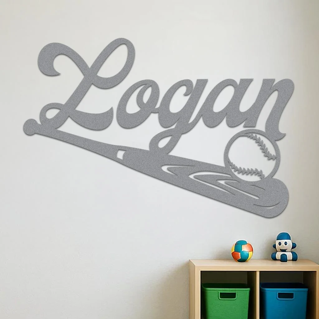 Baseball Bat Name Sign - Image 6