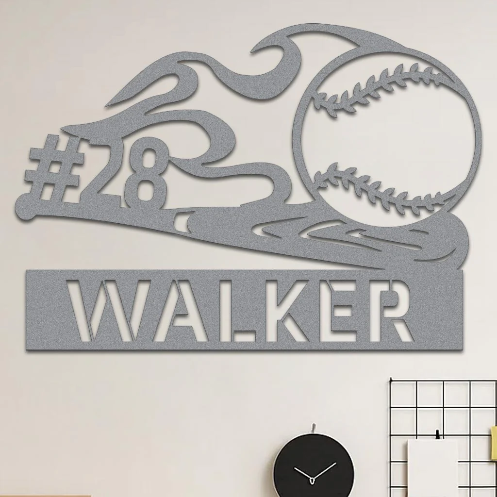 Baseball Name Sign - Image 5