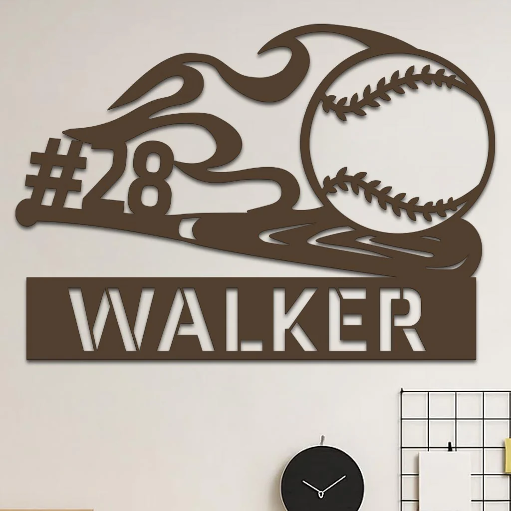 Baseball Name Sign - Image 6