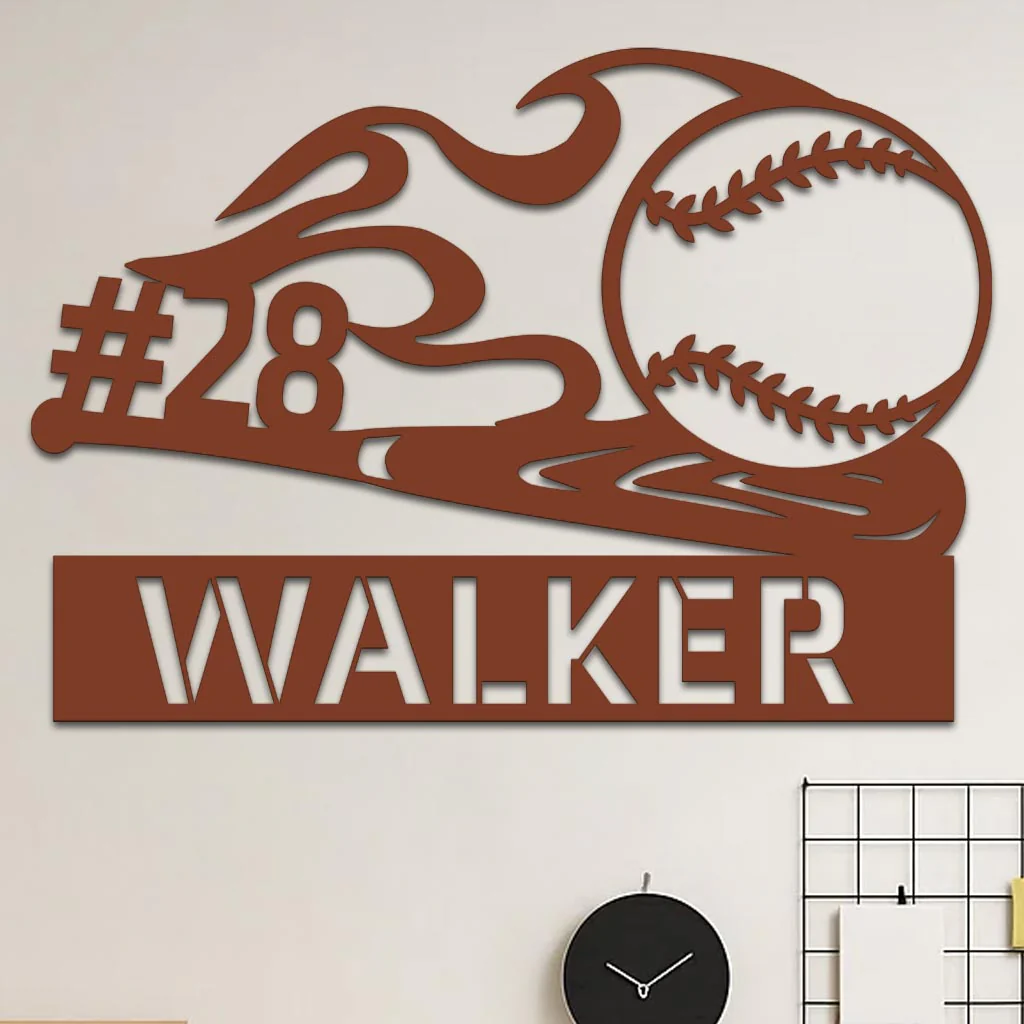 Baseball Name Sign - Image 7