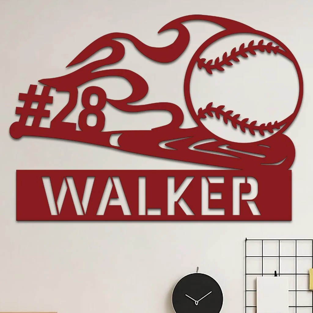 Baseball Name Sign - Image 8